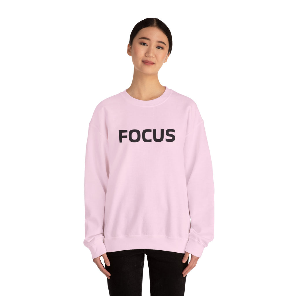 FOCUS Gymnastics Crewneck Sweatshirt — Balance Beam Silhouette (Adults)