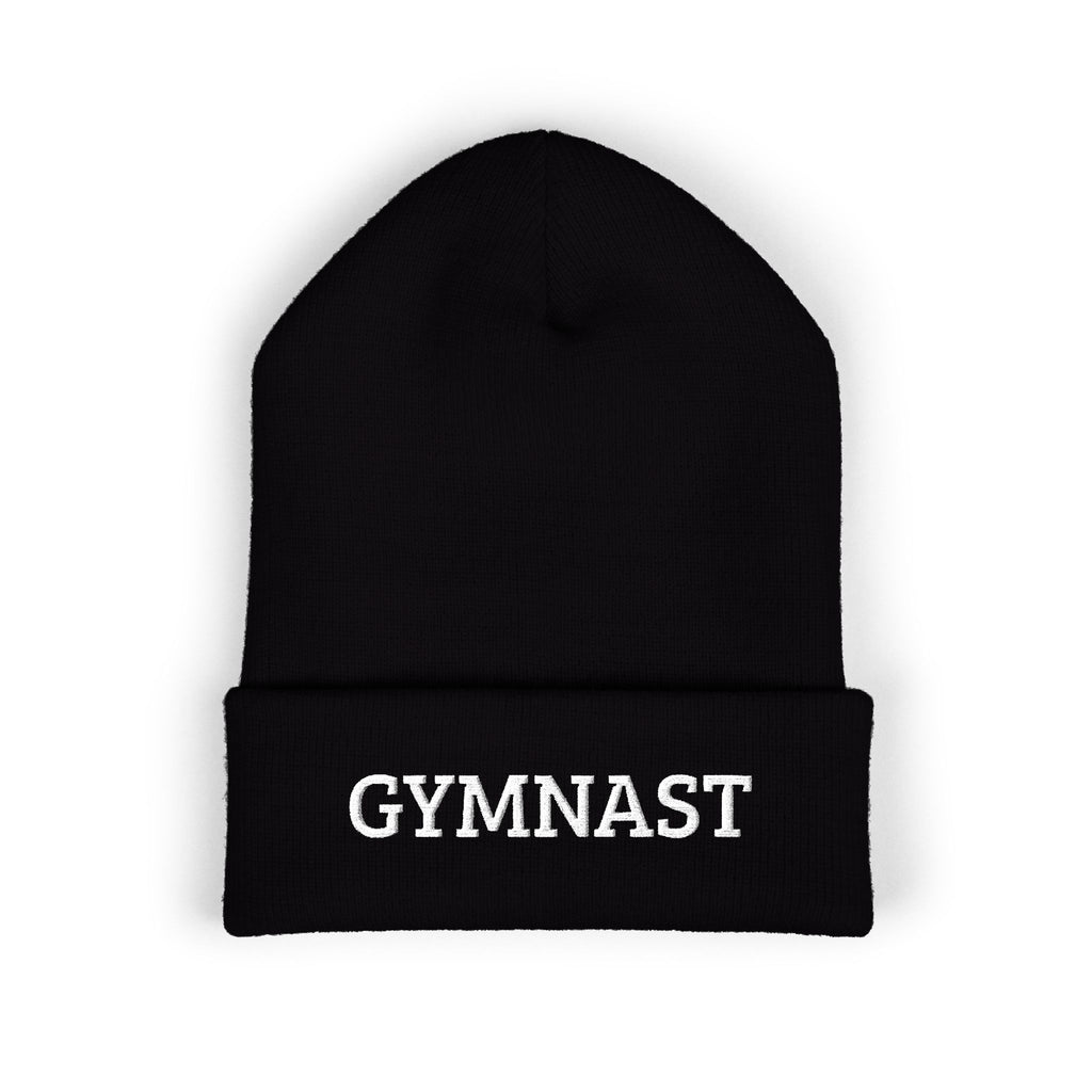Gymnast Embroidered Cuffed Beanie