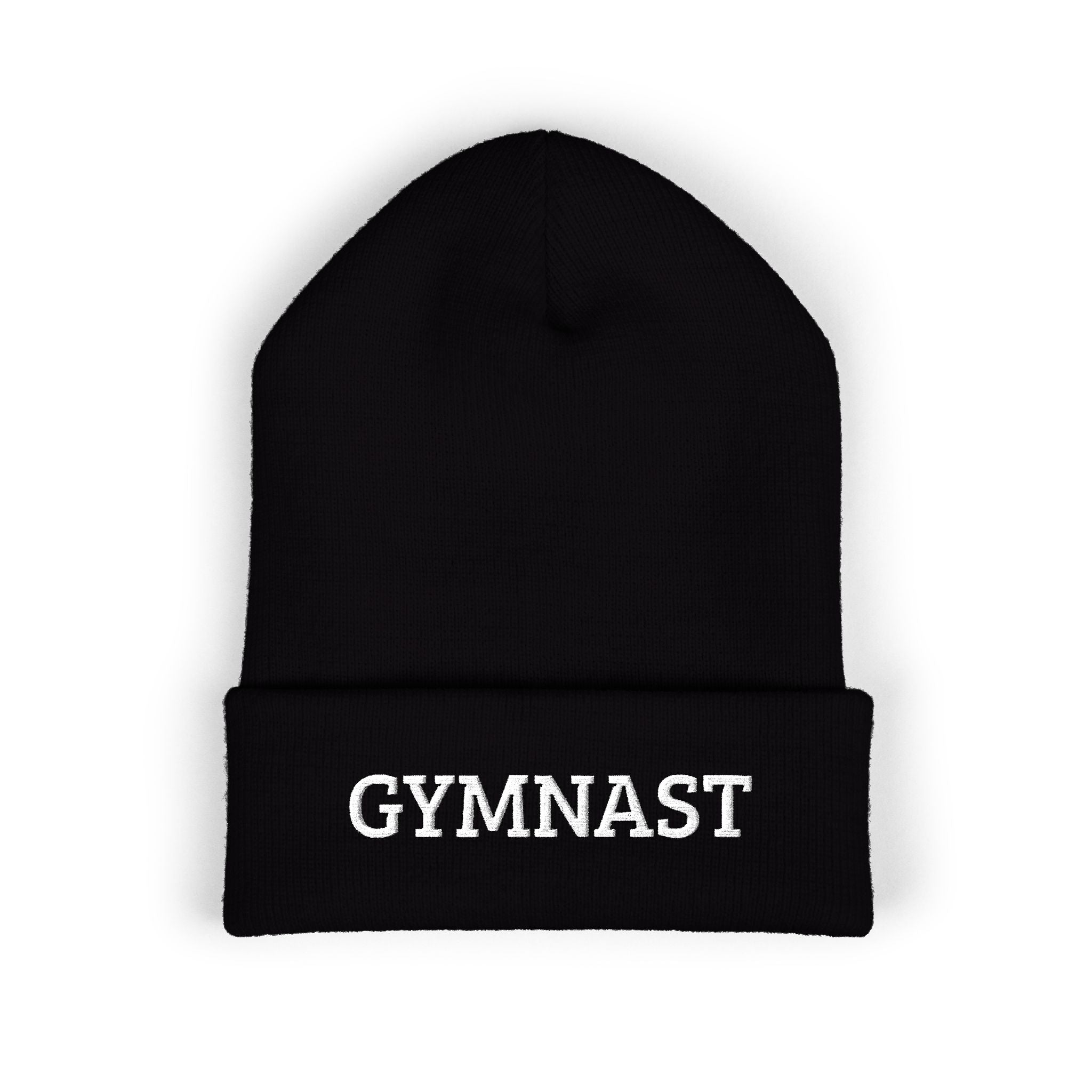 Gymnast Embroidered Cuffed Beanie