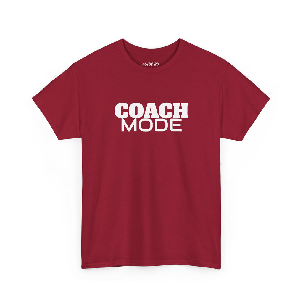 Adults 'Coach Mode' Tee — Classic Cotton T-Shirt