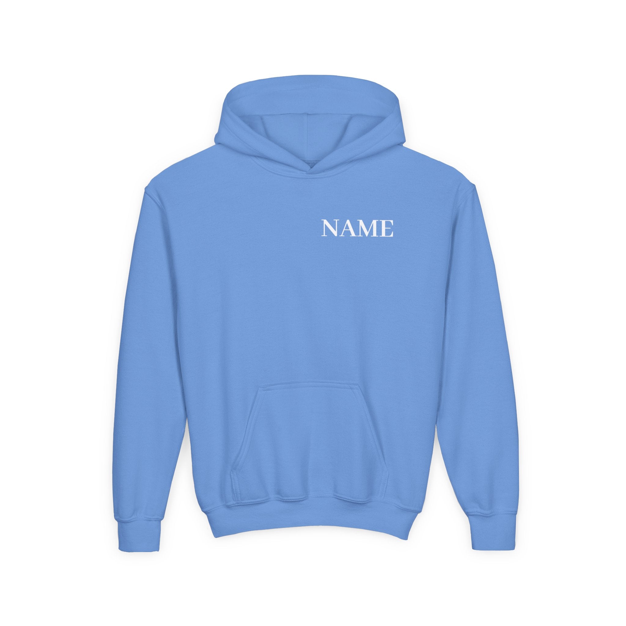 Gymnast Definition Youth Hoodie — Personalized 'NAME' Back-Print Sweatshirt