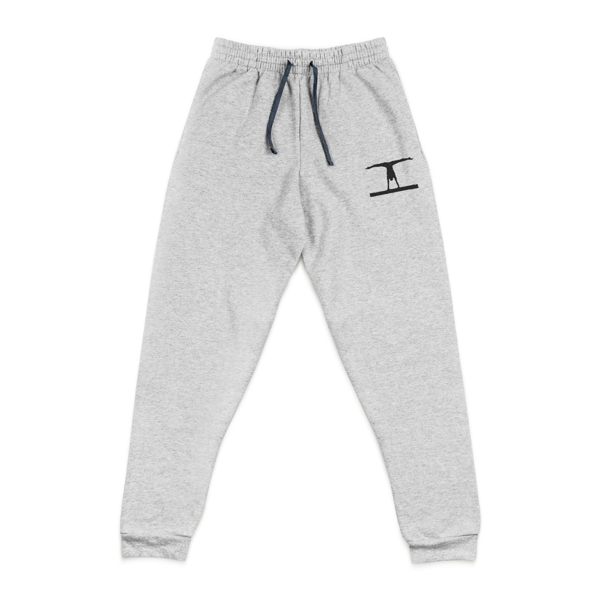 Adults Embroidered Minimal Joggers — Cozy Casual Sweatpants