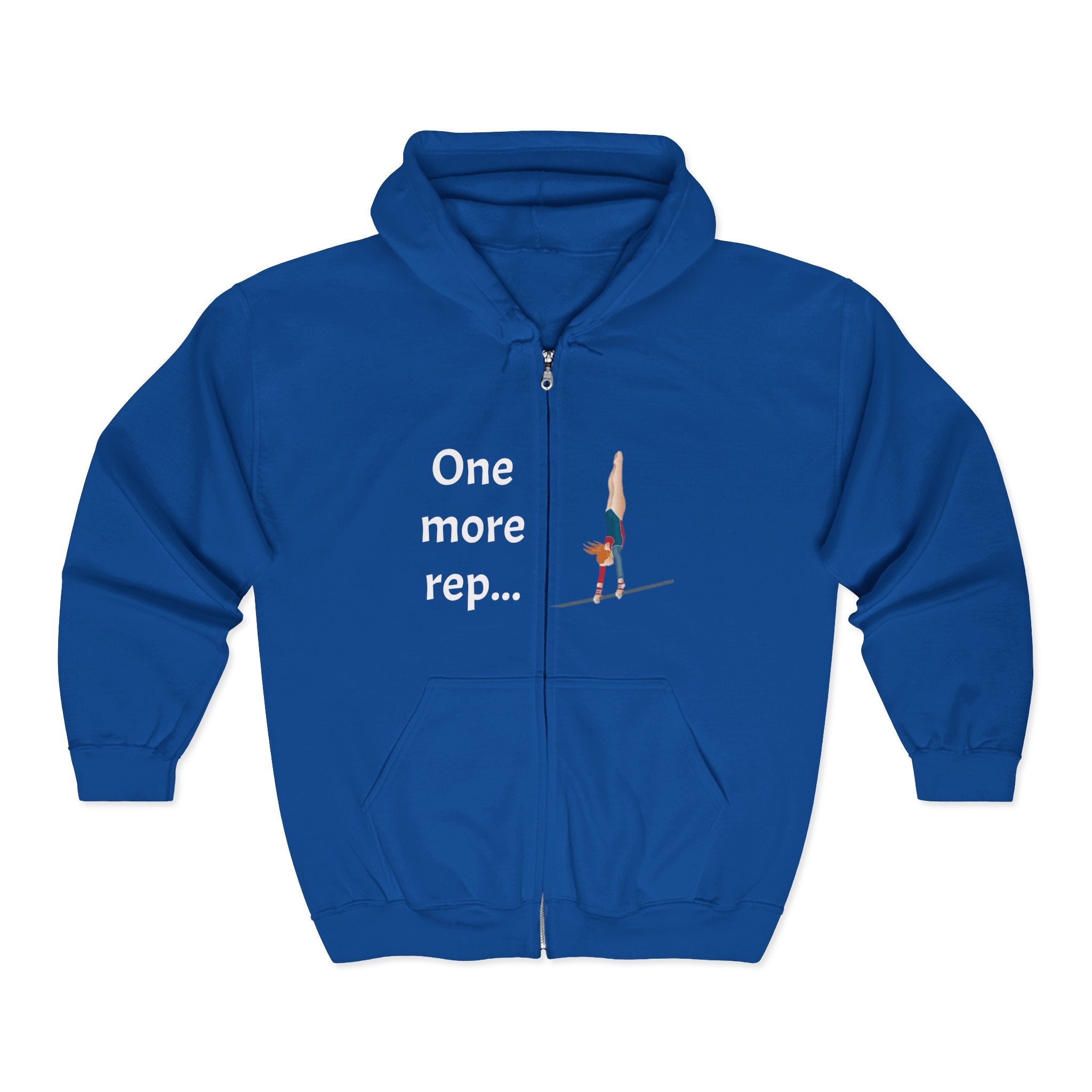 Gym Motivational Zip-Up Hoodie (Adults)