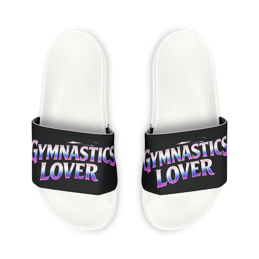 Gymnastics Lover Youth Slide Sandals — Removable Strap Kids Sandals
