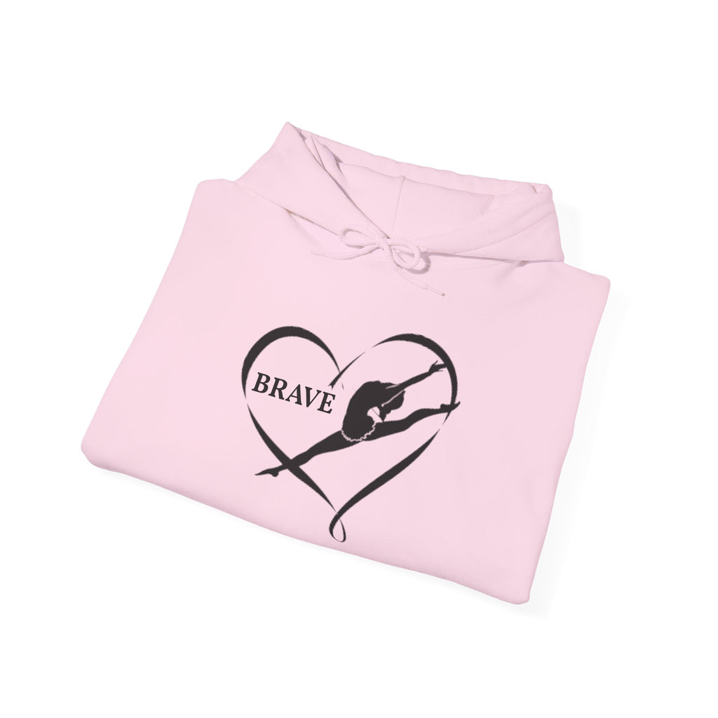 Gymnast Heart Hoodie – Rhythmic Gymnastics Sweatshirt (Adults)