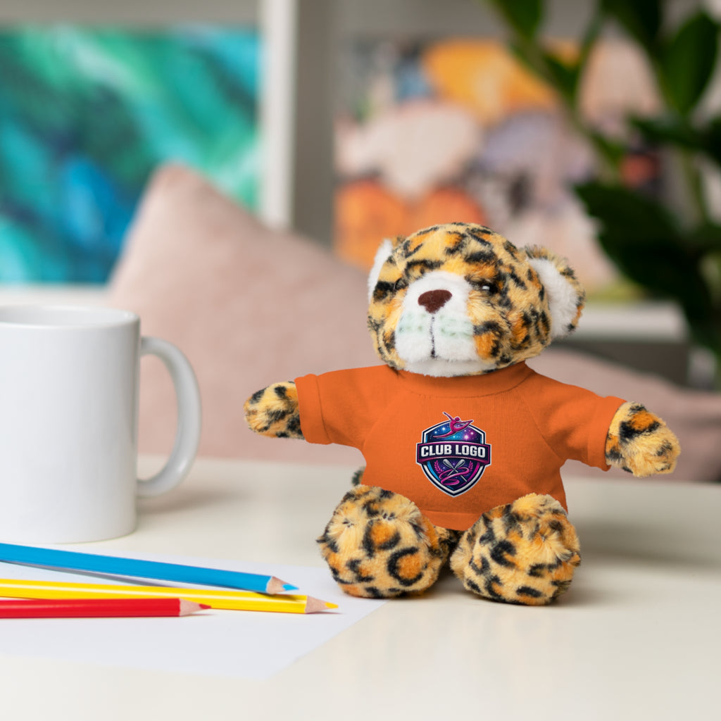 Custom Logo Teddy Bear with Personalized Tee — Plush Gift for Events