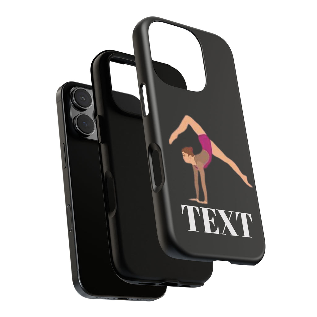Gymnast Phone Case — Personalized TEXT Design