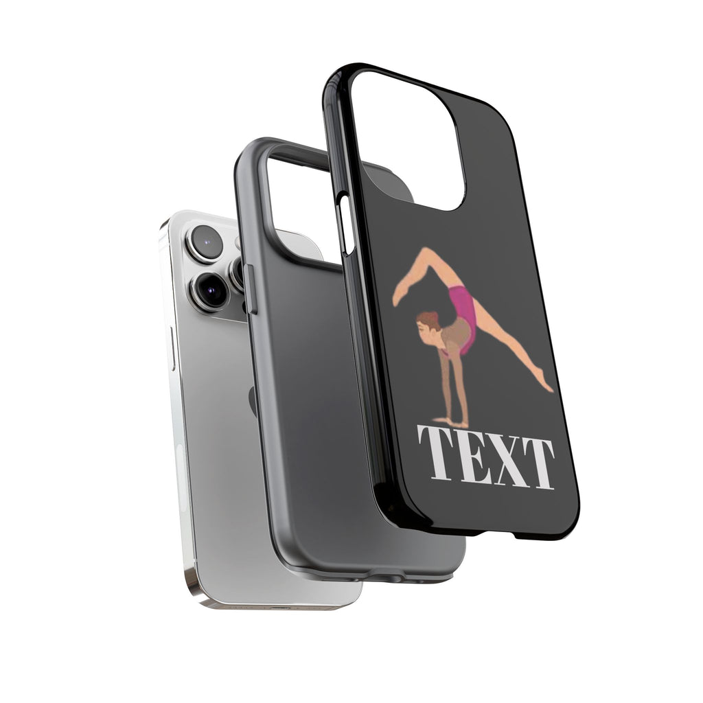 Gymnast Phone Case — Personalized TEXT Design