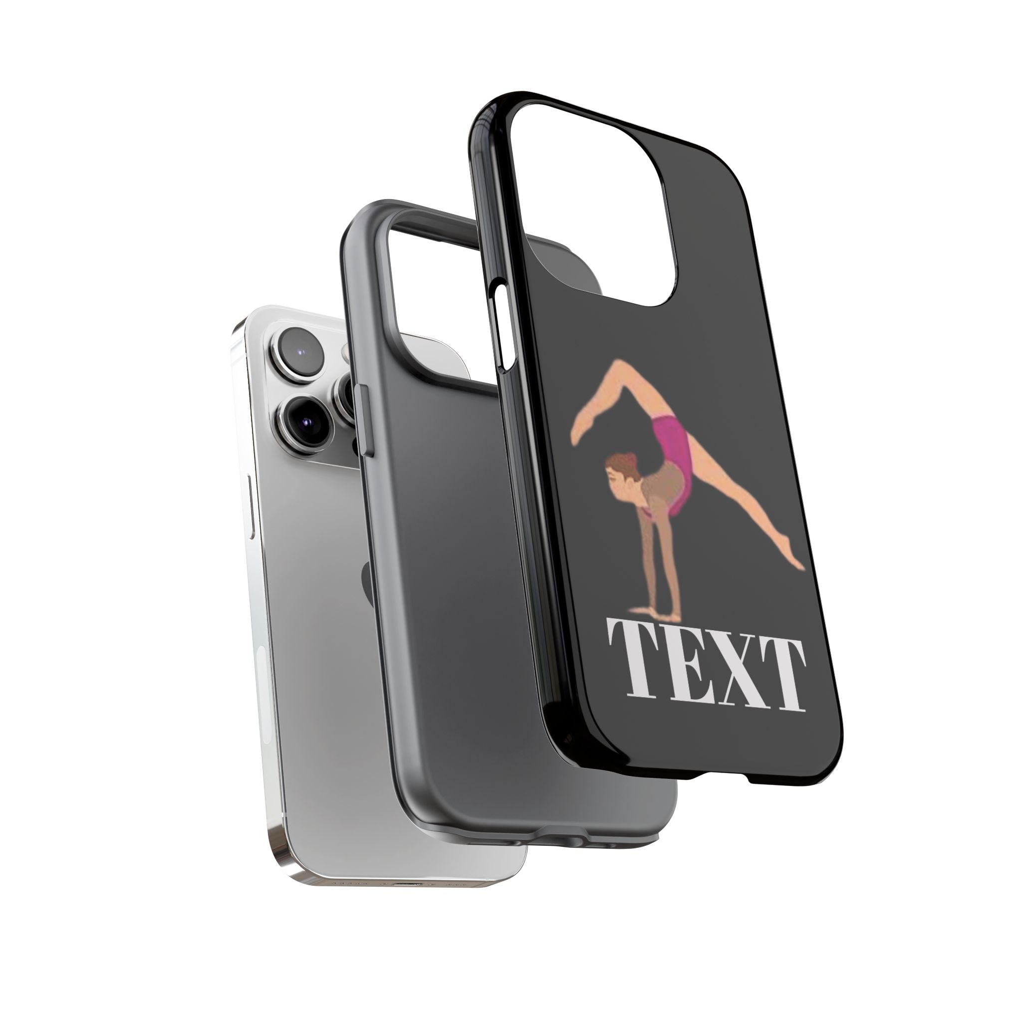Gymnast Phone Case — Personalized TEXT Design