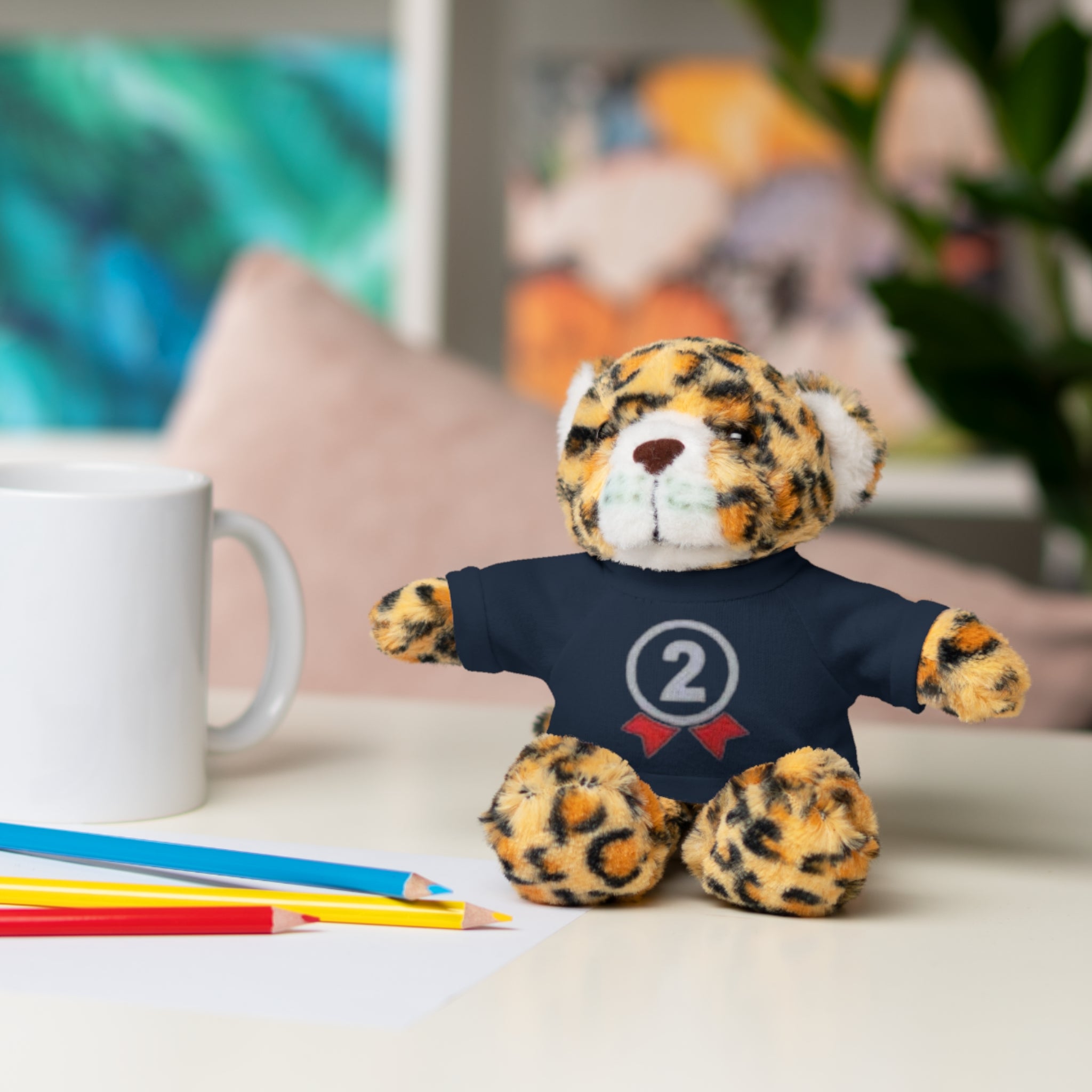 2nd Place Gymnastics Stuffed Animal with Gymnastics T-Shirt