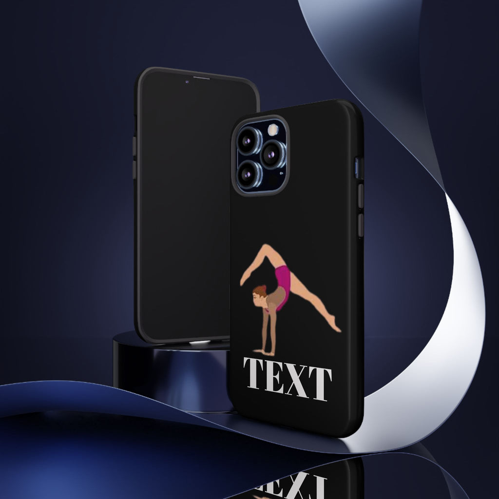 Gymnast Phone Case — Personalized TEXT Design