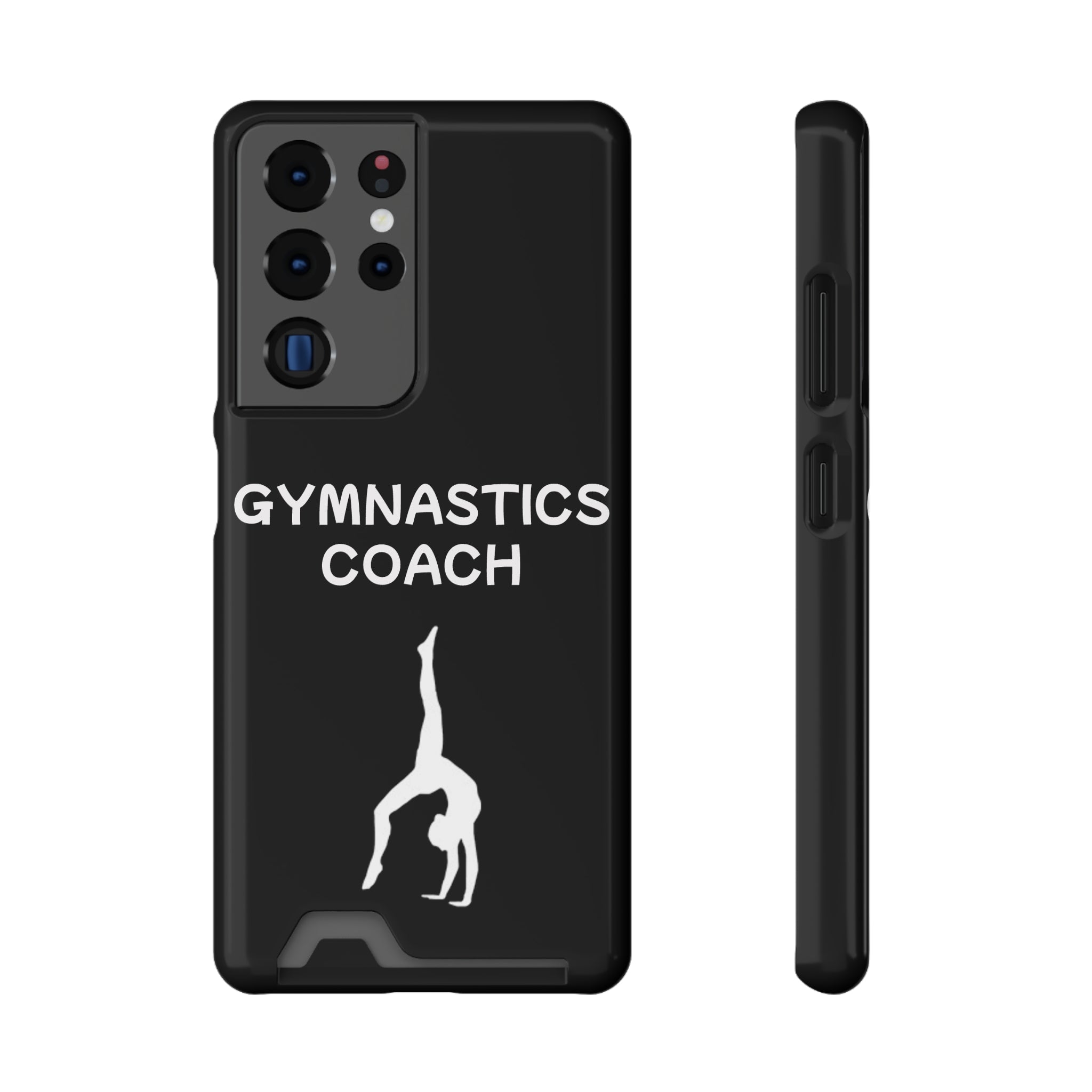 Gymnastics Coach Phone Case With Card Holder