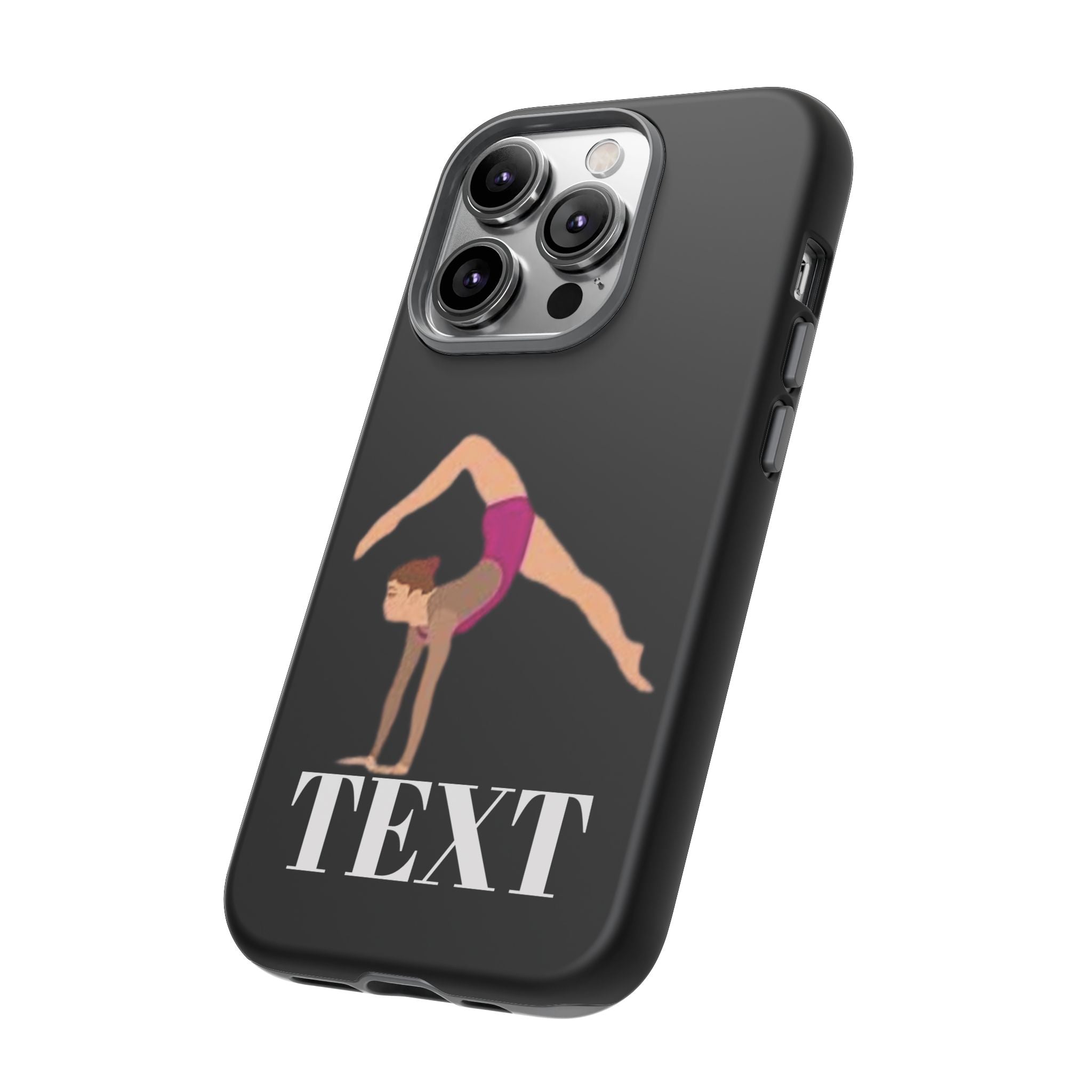 Gymnast Phone Case — Personalized TEXT Design