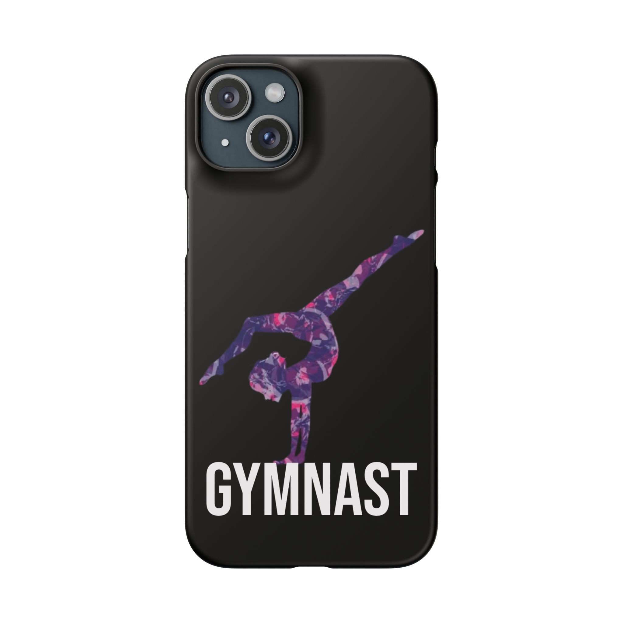 Gymnast Phone Case — Purple Galaxy Gymnastics Snap Case