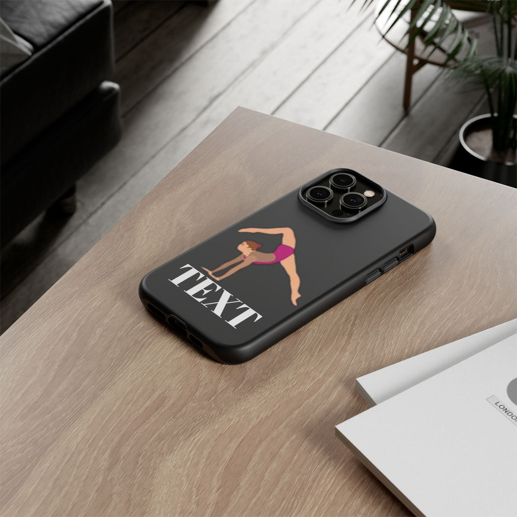 Gymnast Phone Case — Personalized TEXT Design