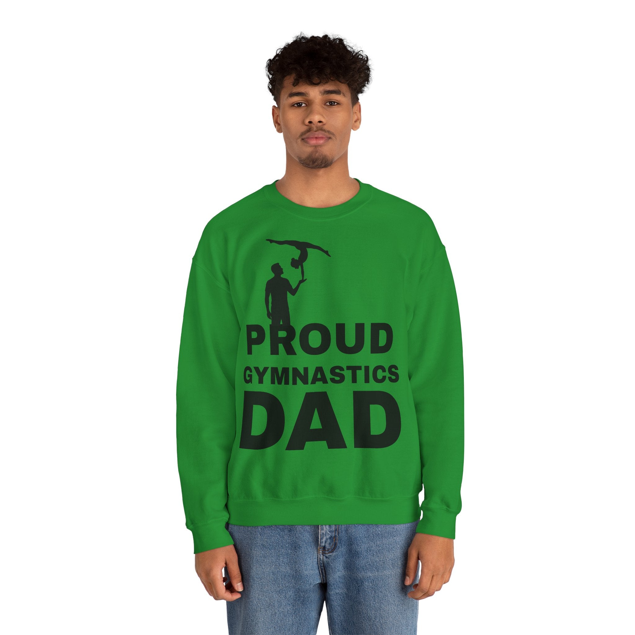 Proud Gymnastics Dad Sweatshirt (Adults)