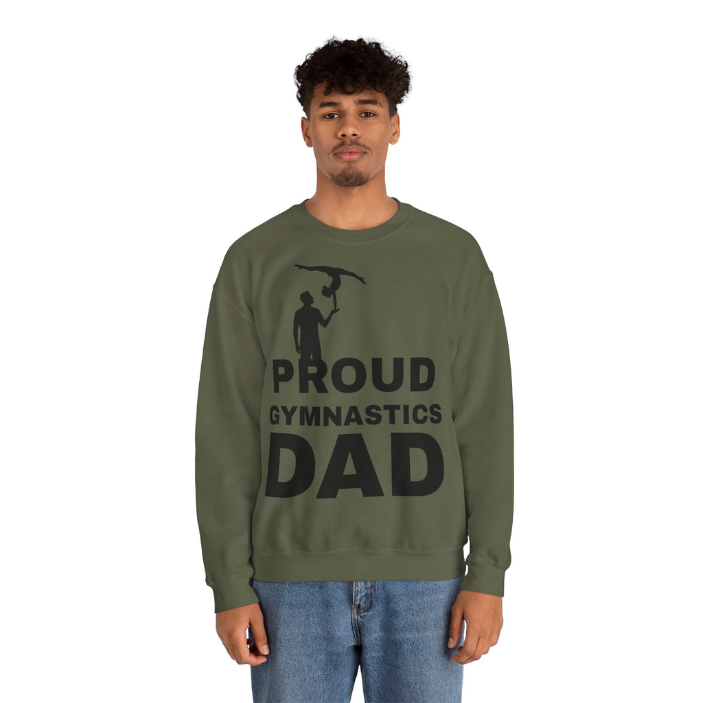 Proud Gymnastics Dad Sweatshirt (Adults)