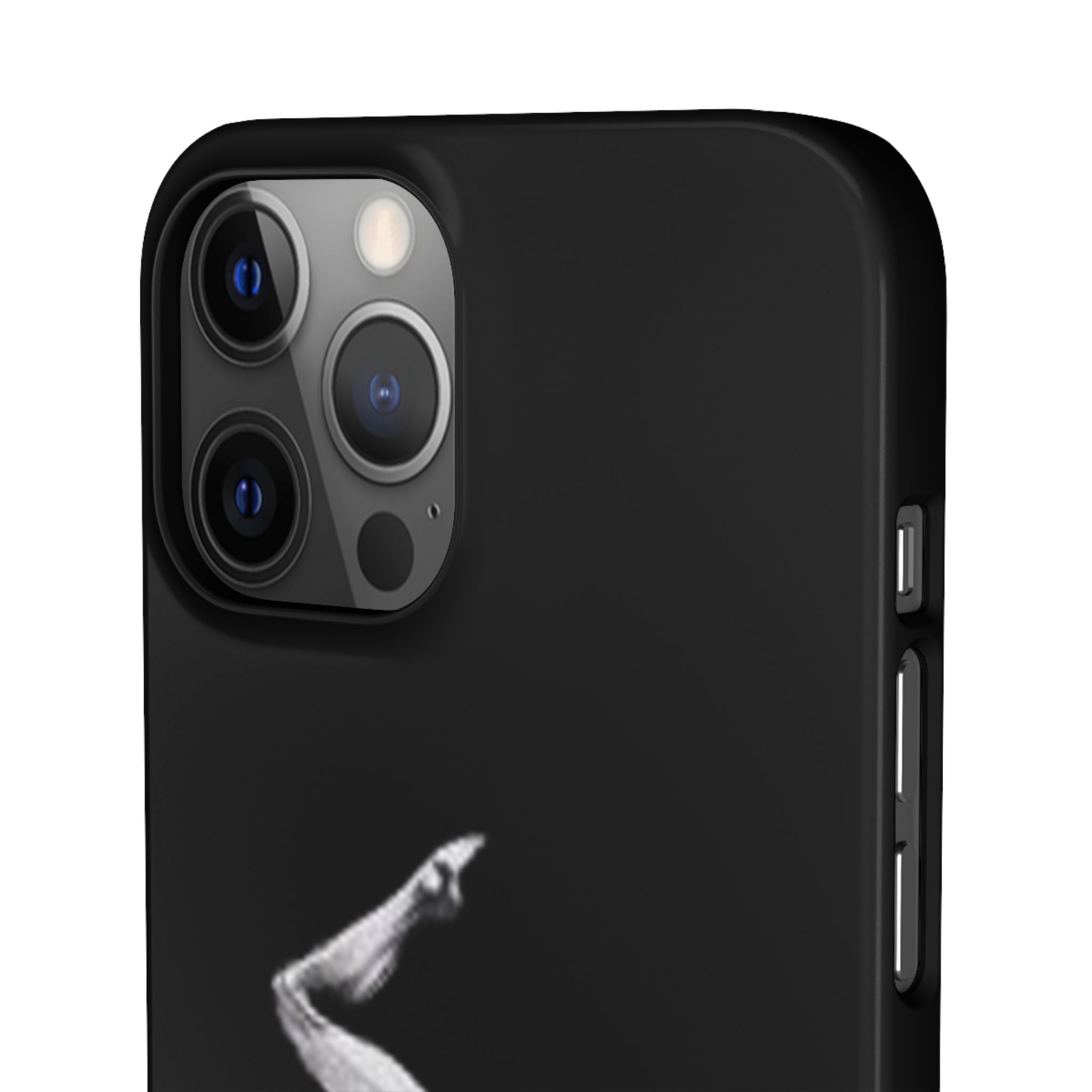 Gymnastics Phone Case — Black Chalk-Style Handstand Design