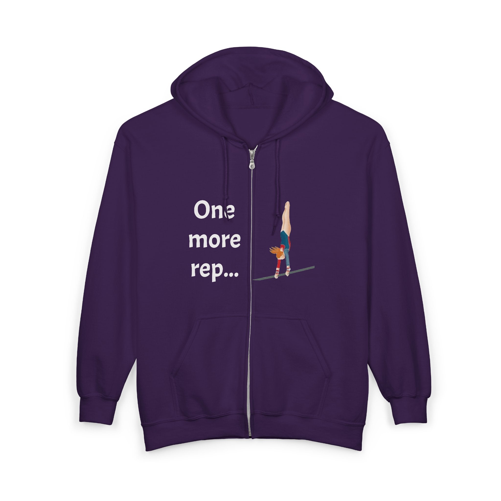 Gym Motivational Zip-Up Hoodie (Adults)