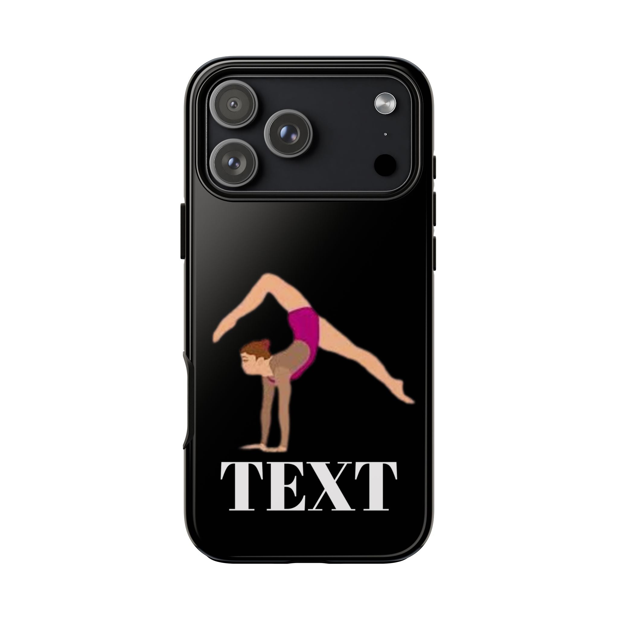 Gymnast Phone Case — Personalized TEXT Design