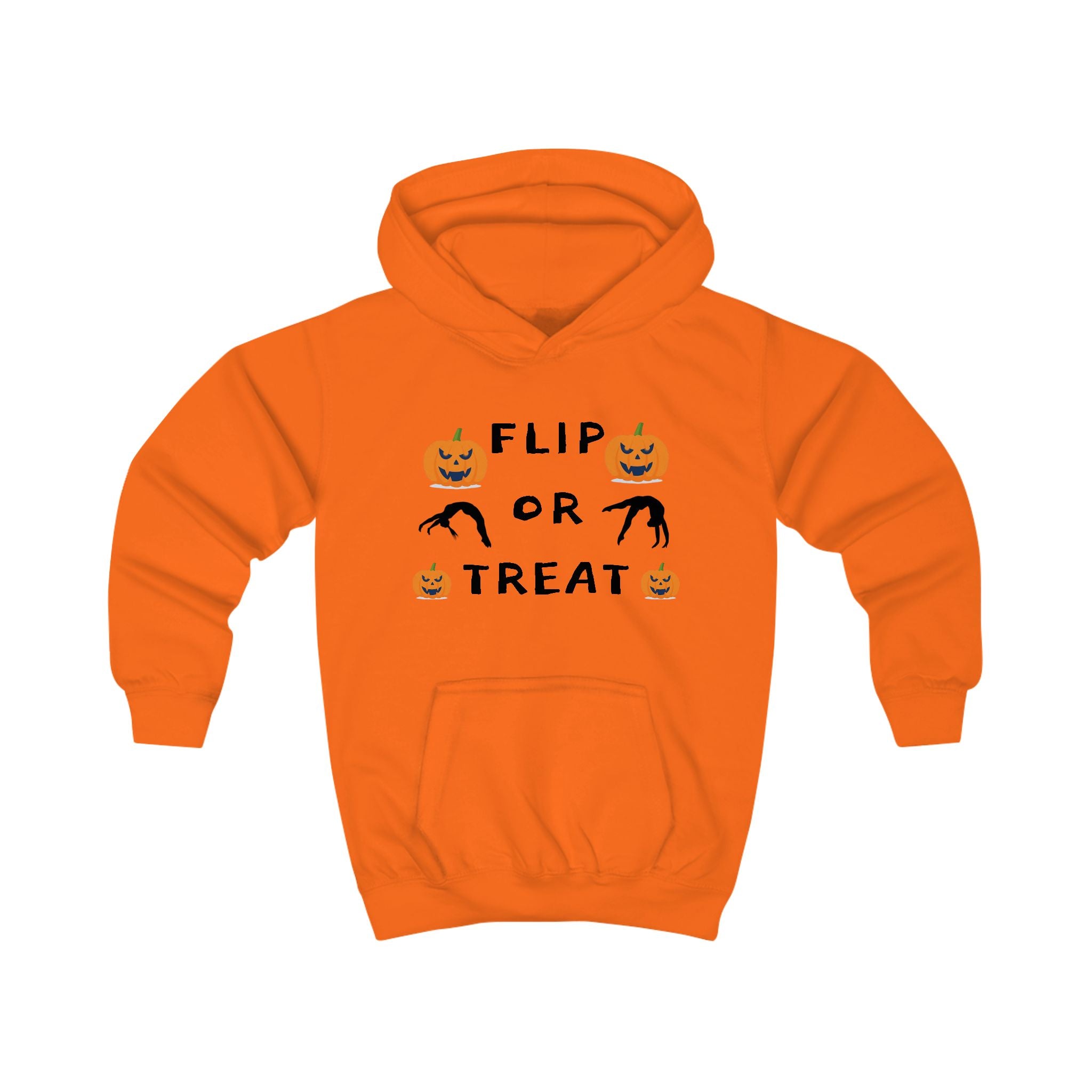 Halloween Kids Hoodie - Flip or Treat Sweatshirt (Kids)