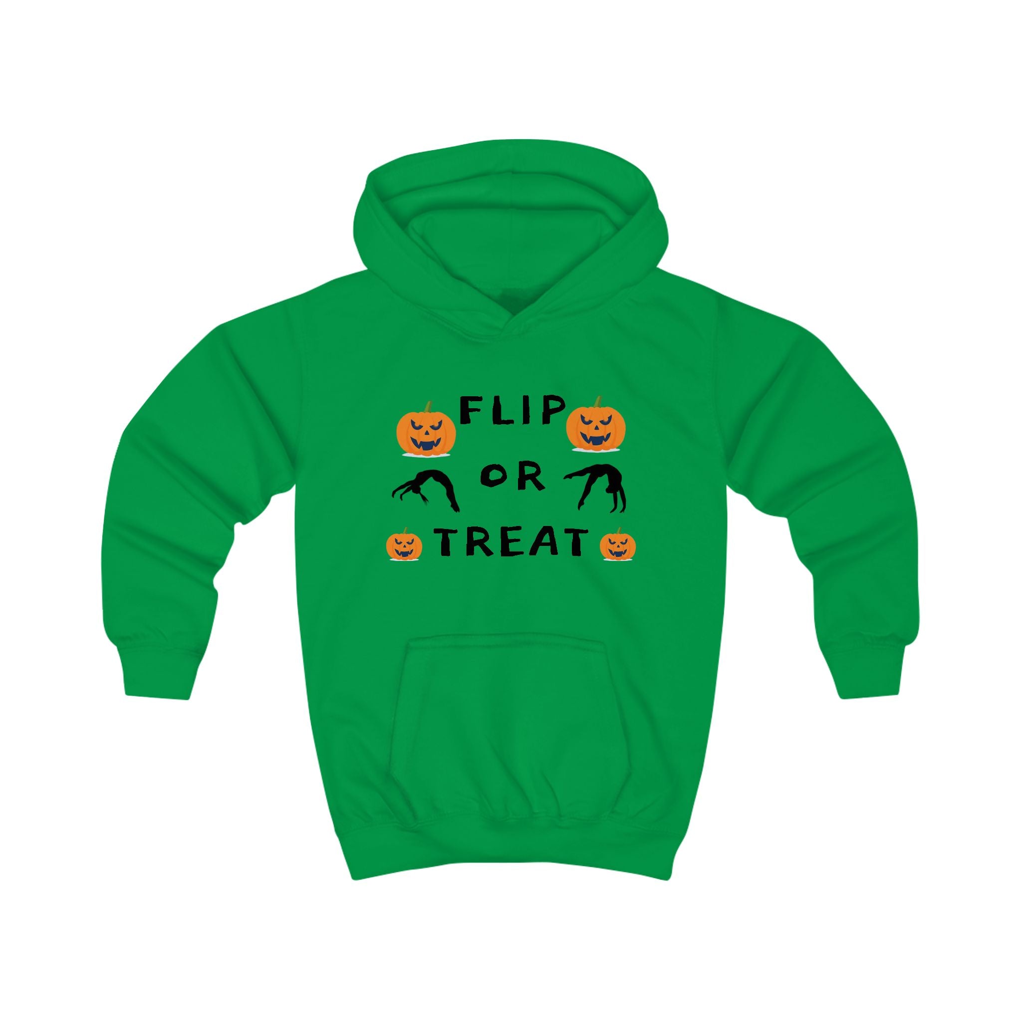 Halloween Kids Hoodie - Flip or Treat Sweatshirt (Kids)