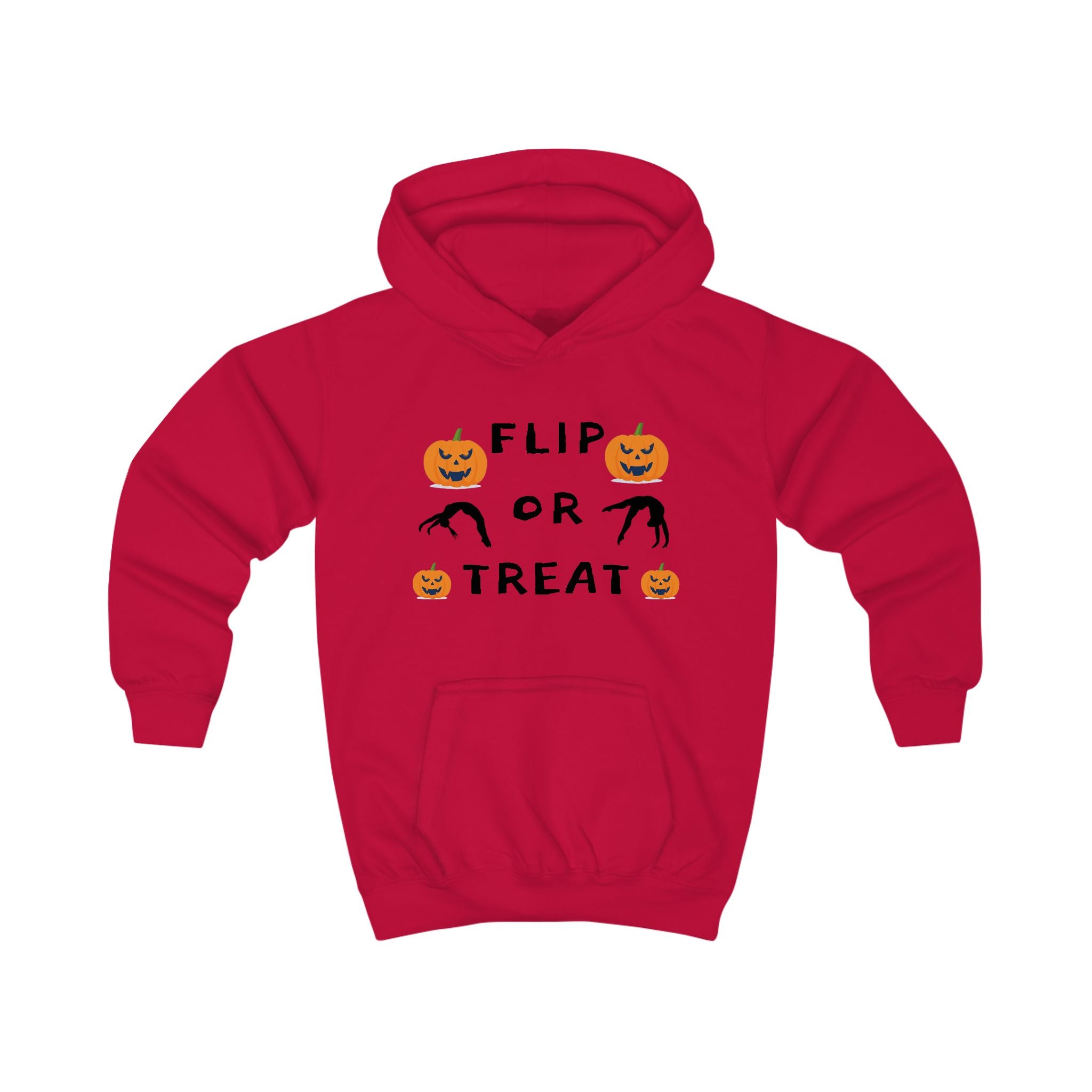 Halloween Kids Hoodie - Flip or Treat Sweatshirt (Kids)