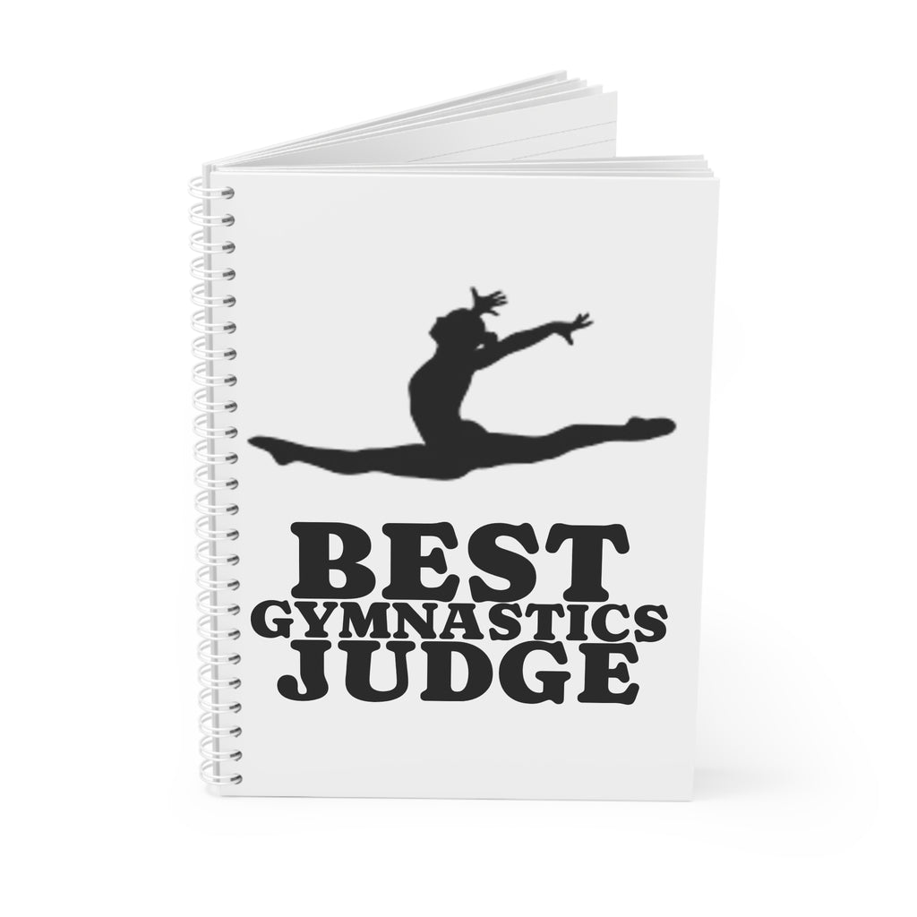Best Gymnastics Judge Spiral Notebook