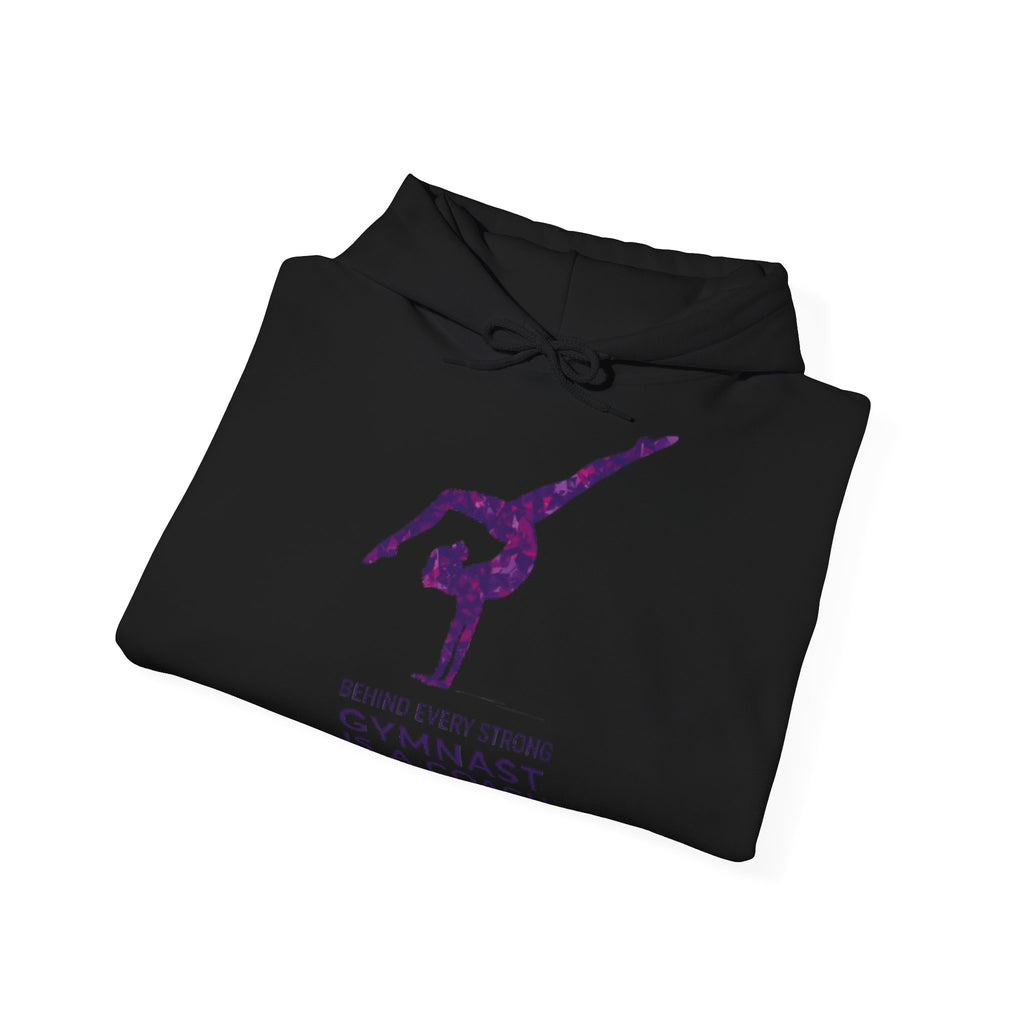 Behind every strong gymnast is a coach who believed first - Gymnast Coach Hoodie (Adults)