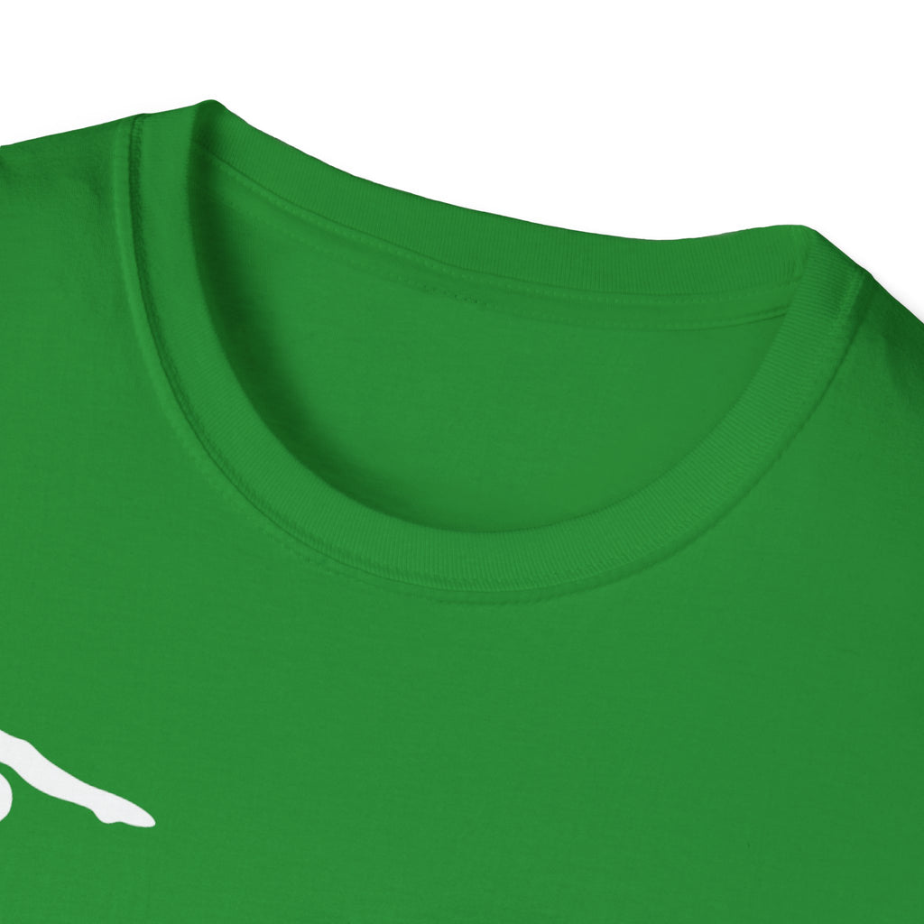 Relentless Gymnastics T-Shirt — Back Silhouette Athletic Tee (Adults)