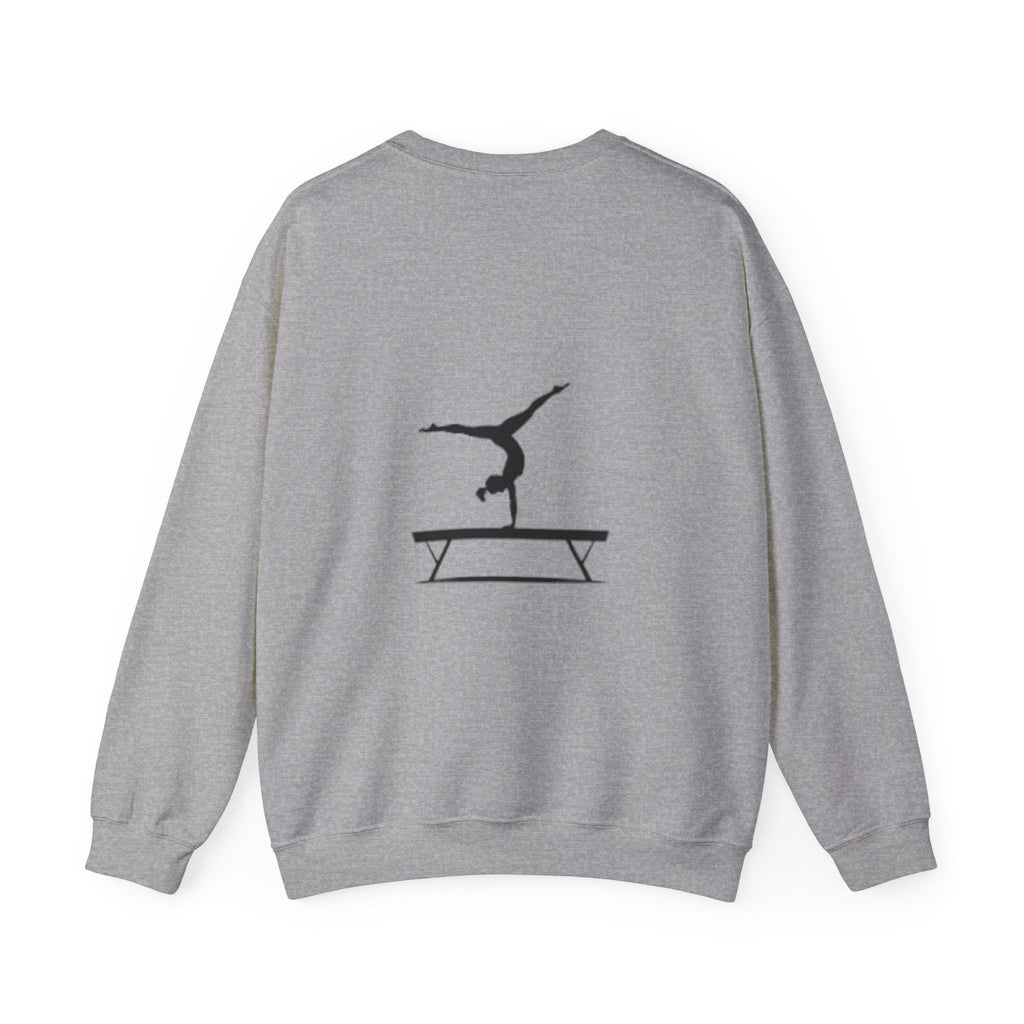 FOCUS Gymnastics Crewneck Sweatshirt — Balance Beam Silhouette (Adults)