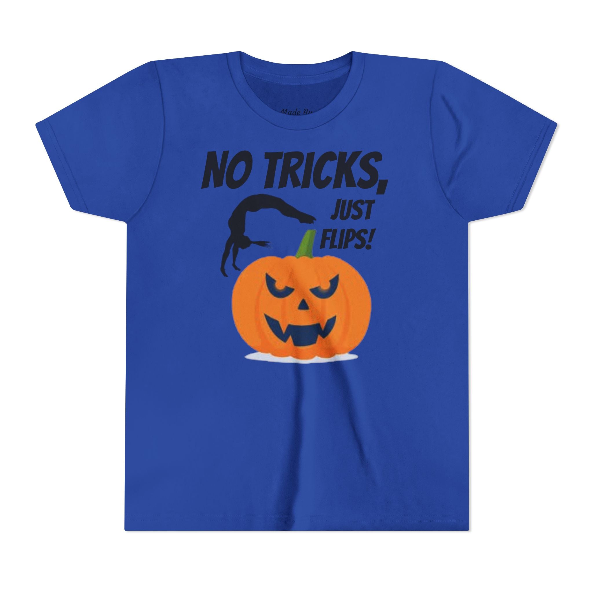 Halloween Kids Tee - No Tricks, Just Flips! (Kids)