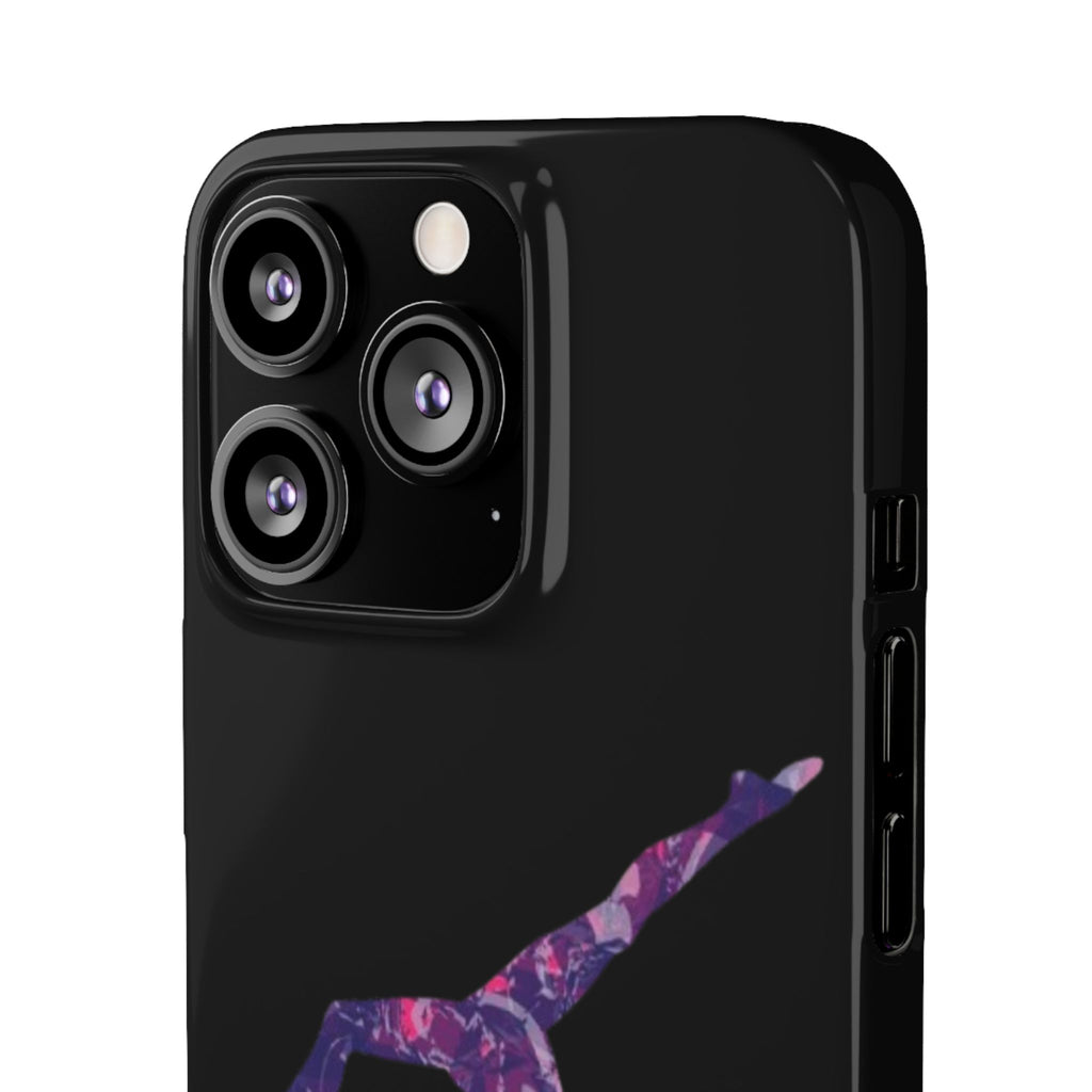 Gymnast Phone Case — Purple Galaxy Gymnastics Snap Case