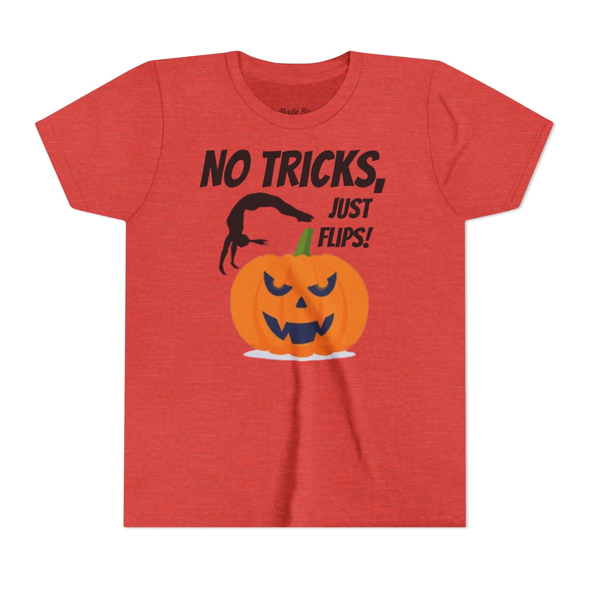 Halloween Kids Tee - No Tricks, Just Flips! (Kids)