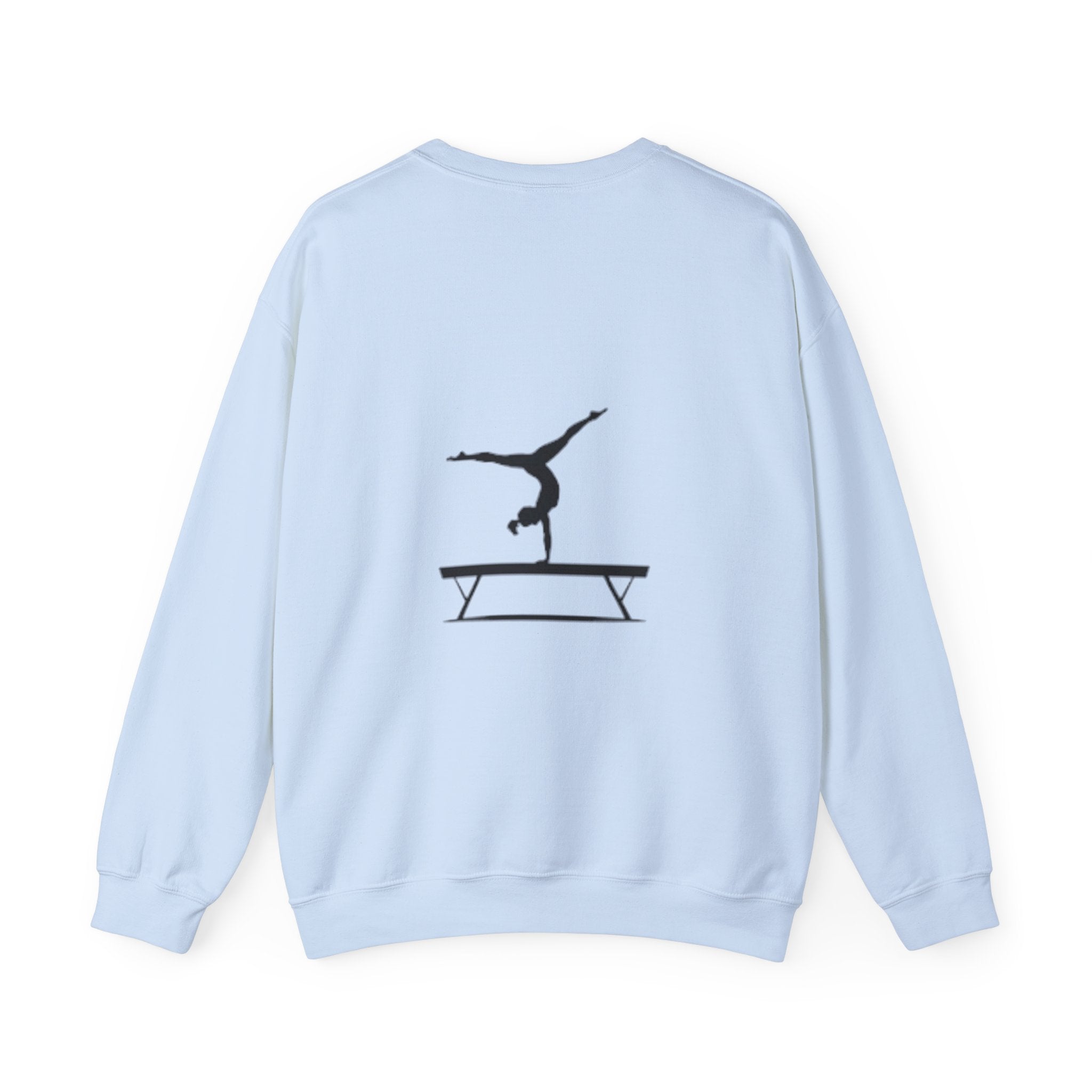 FOCUS Gymnastics Crewneck Sweatshirt — Balance Beam Silhouette (Adults)