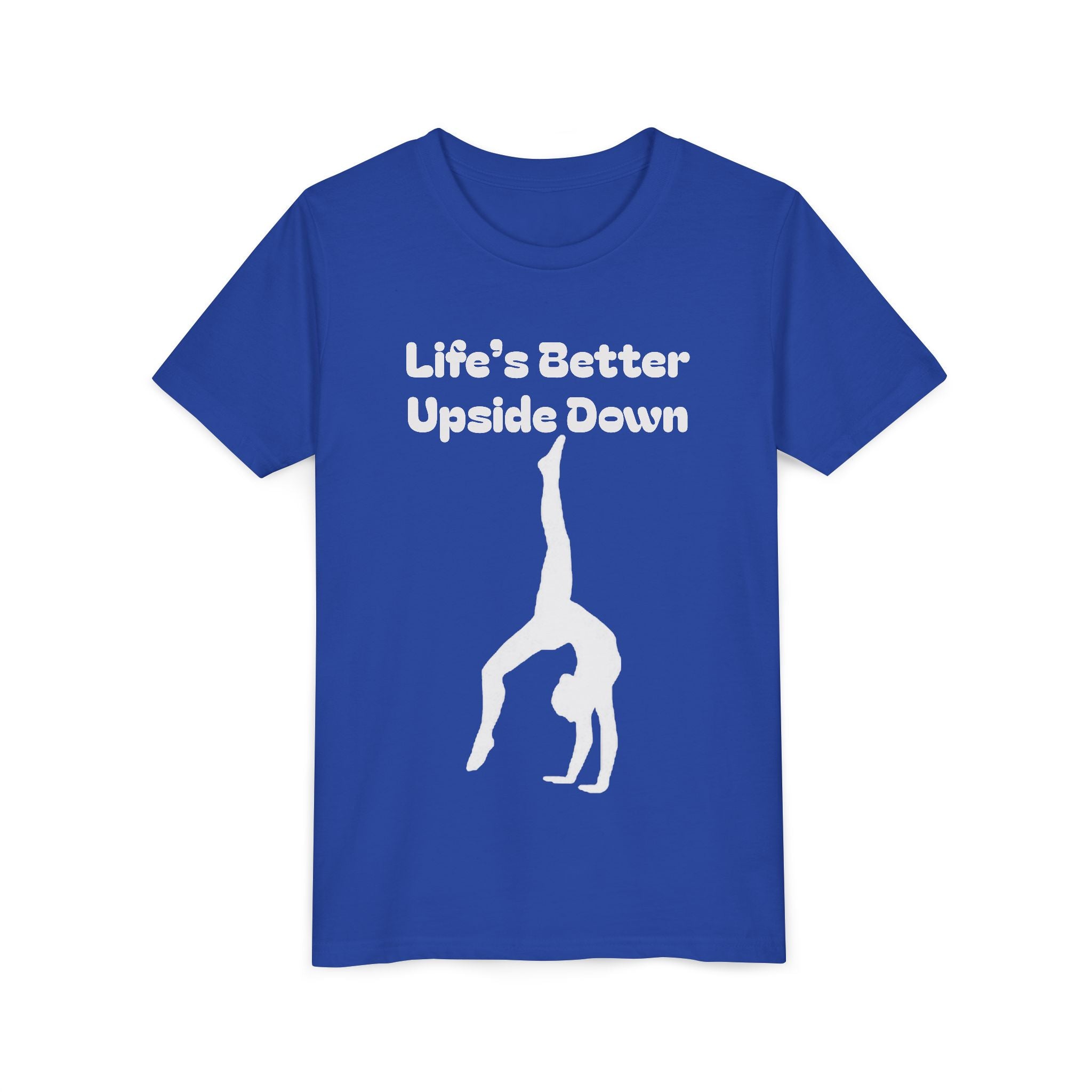 Youth Short Sleeve Tee - Life’s Better Upside Down (Kids)