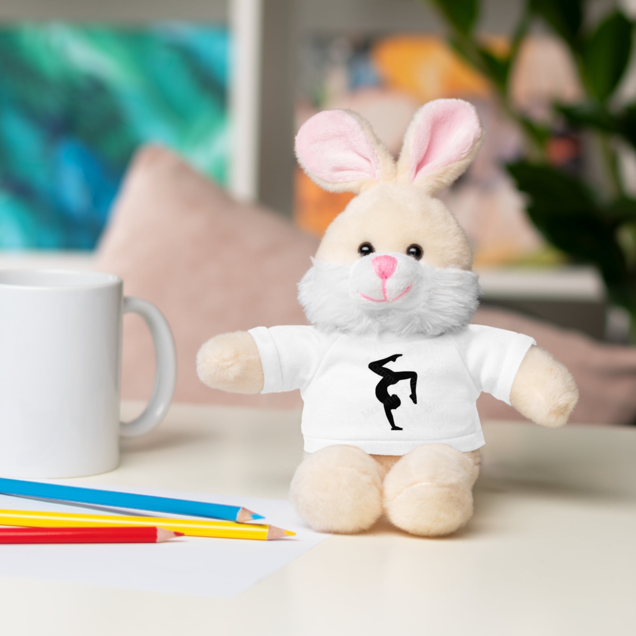 Gymnastics Stuffed Animal with Gymnastics T-Shirt