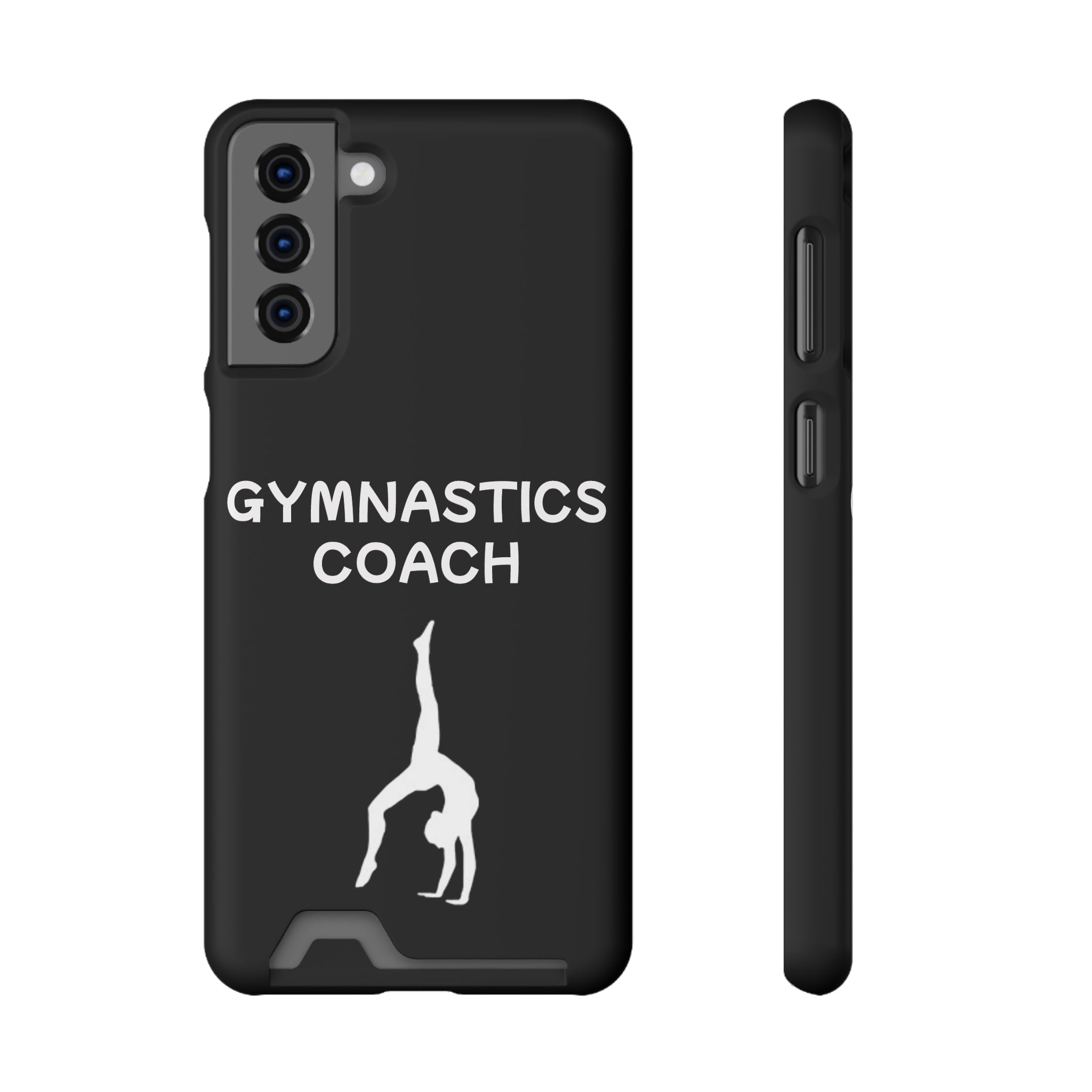 Gymnastics Coach Phone Case With Card Holder