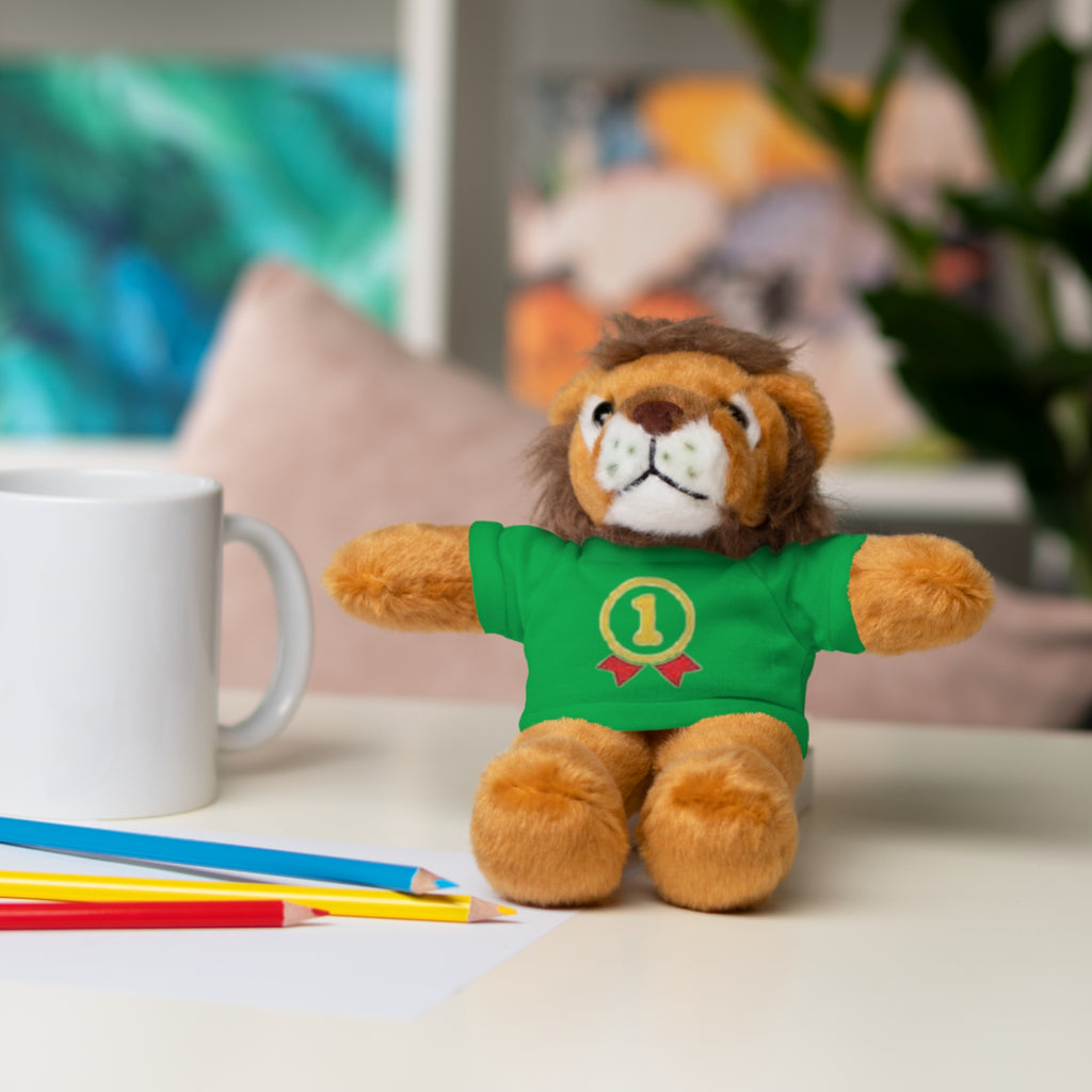 1st Place Gymnastics Stuffed Animal with Gymnastics T-Shirt