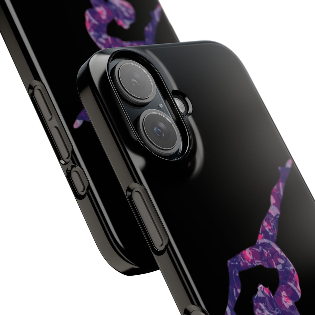 Gymnast Phone Case — Purple Galaxy Gymnastics Snap Case