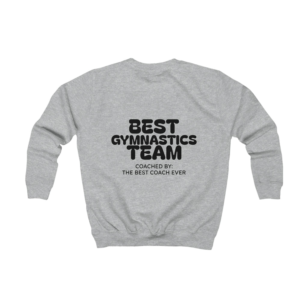 Kids Sweatshirt — "Best Gymnastics Team" (Kids)