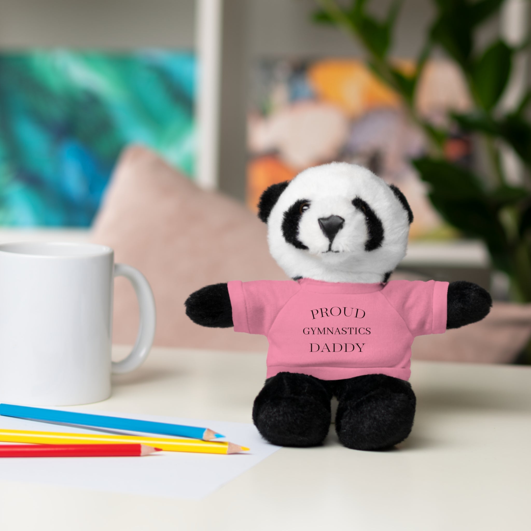 Proud Daddy Gymnastics Stuffed Animal