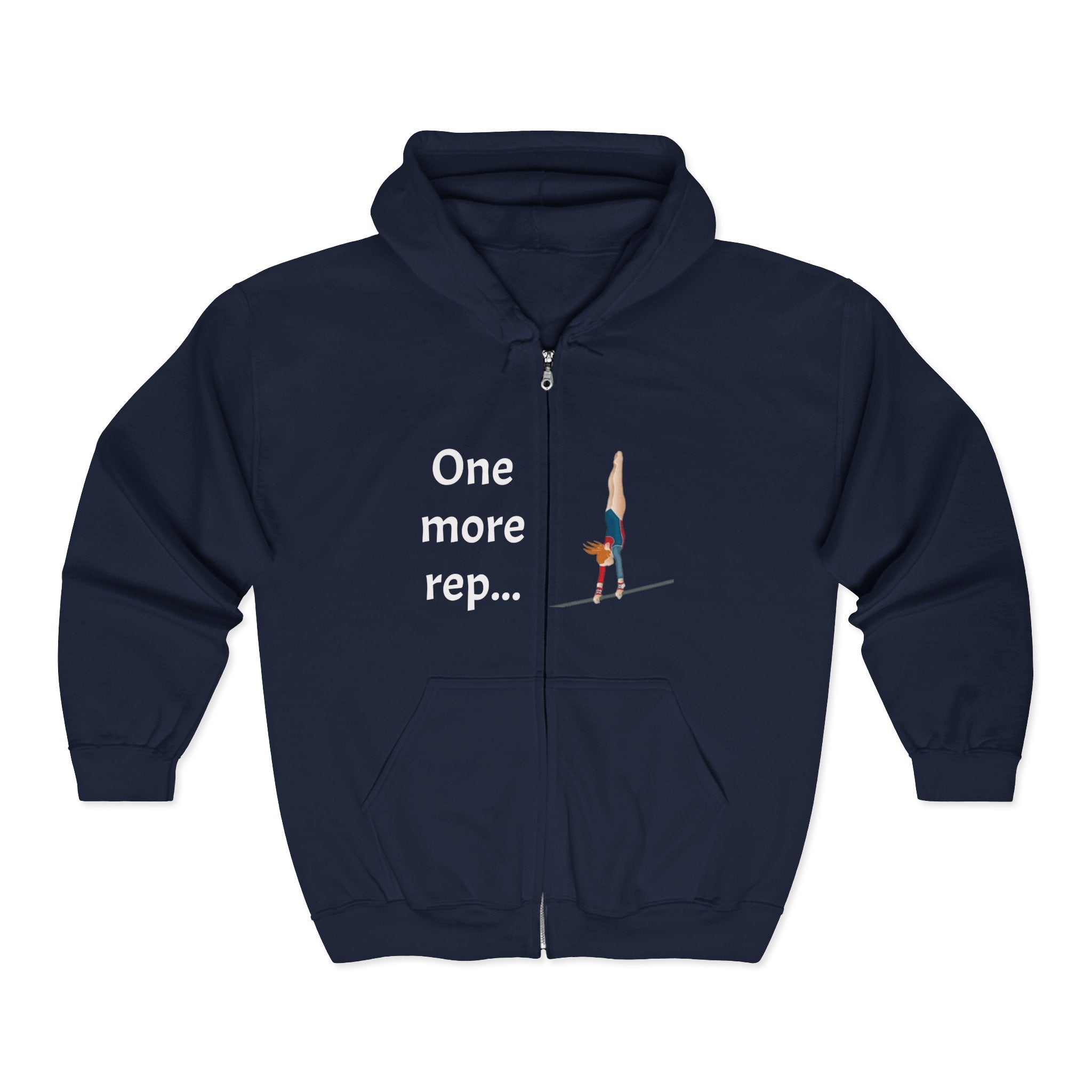 Gym Motivational Zip-Up Hoodie (Adults)