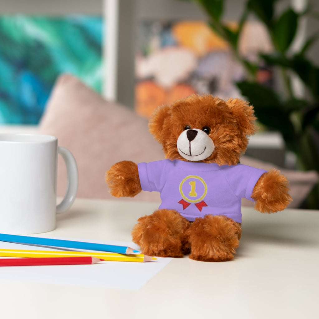 1st Place Gymnastics Stuffed Animal with Gymnastics T-Shirt