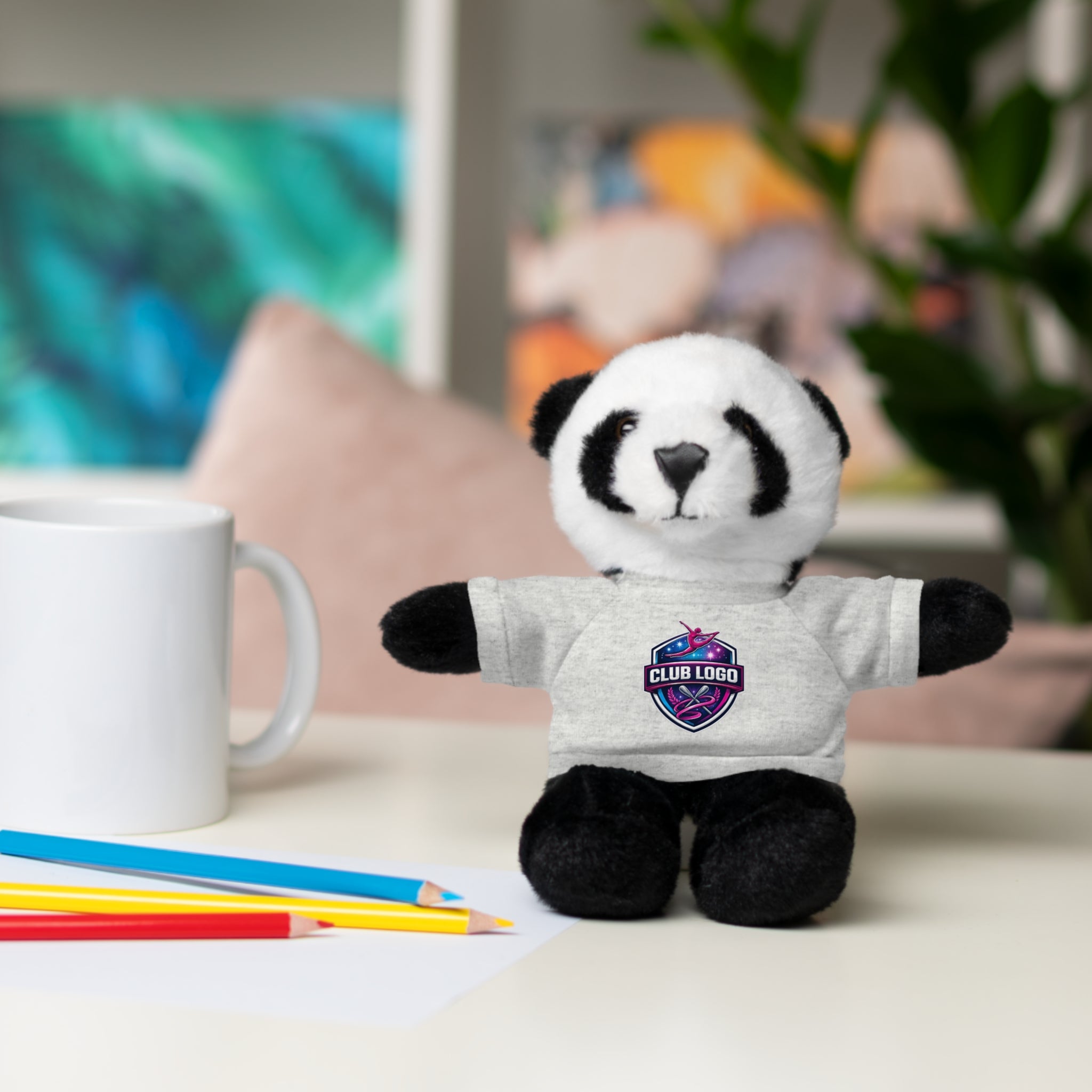 Custom Logo Teddy Bear with Personalized Tee — Plush Gift for Events