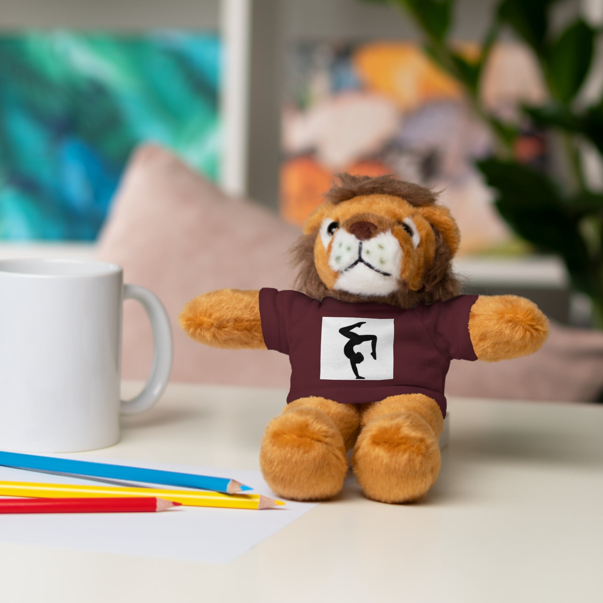 Gymnastics Stuffed Animal with Gymnastics T-Shirt