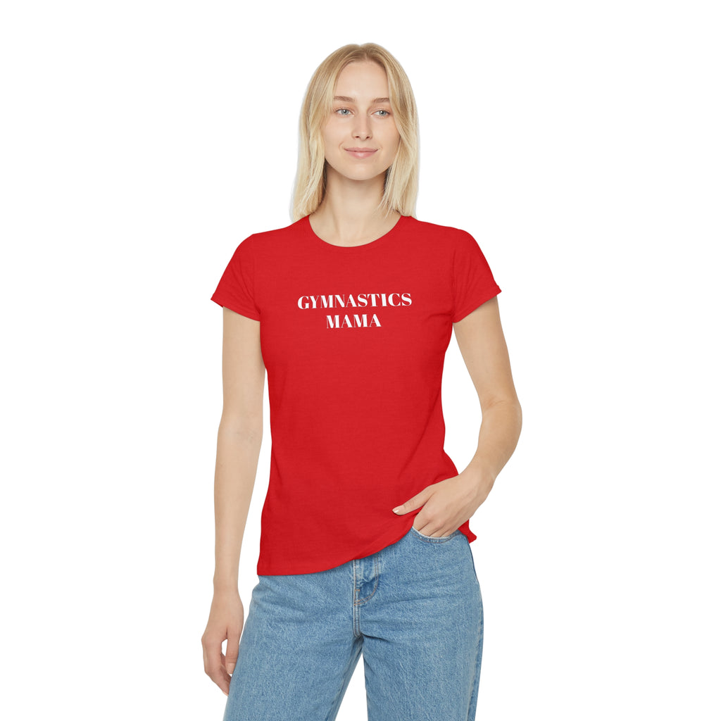 Gymnastics Mama Women's T-Shirt — Lightweight Gym Mom Tee (Adults)