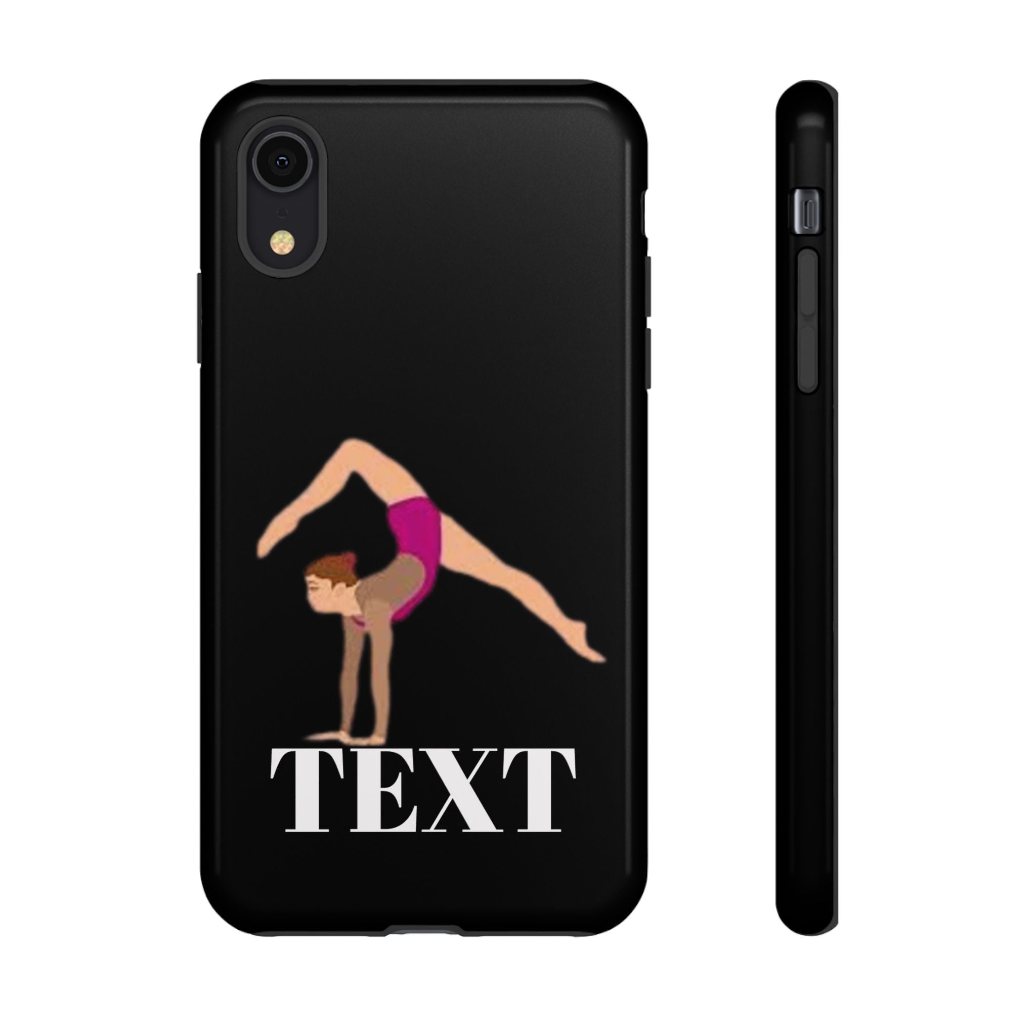 Gymnast Phone Case — Personalized TEXT Design