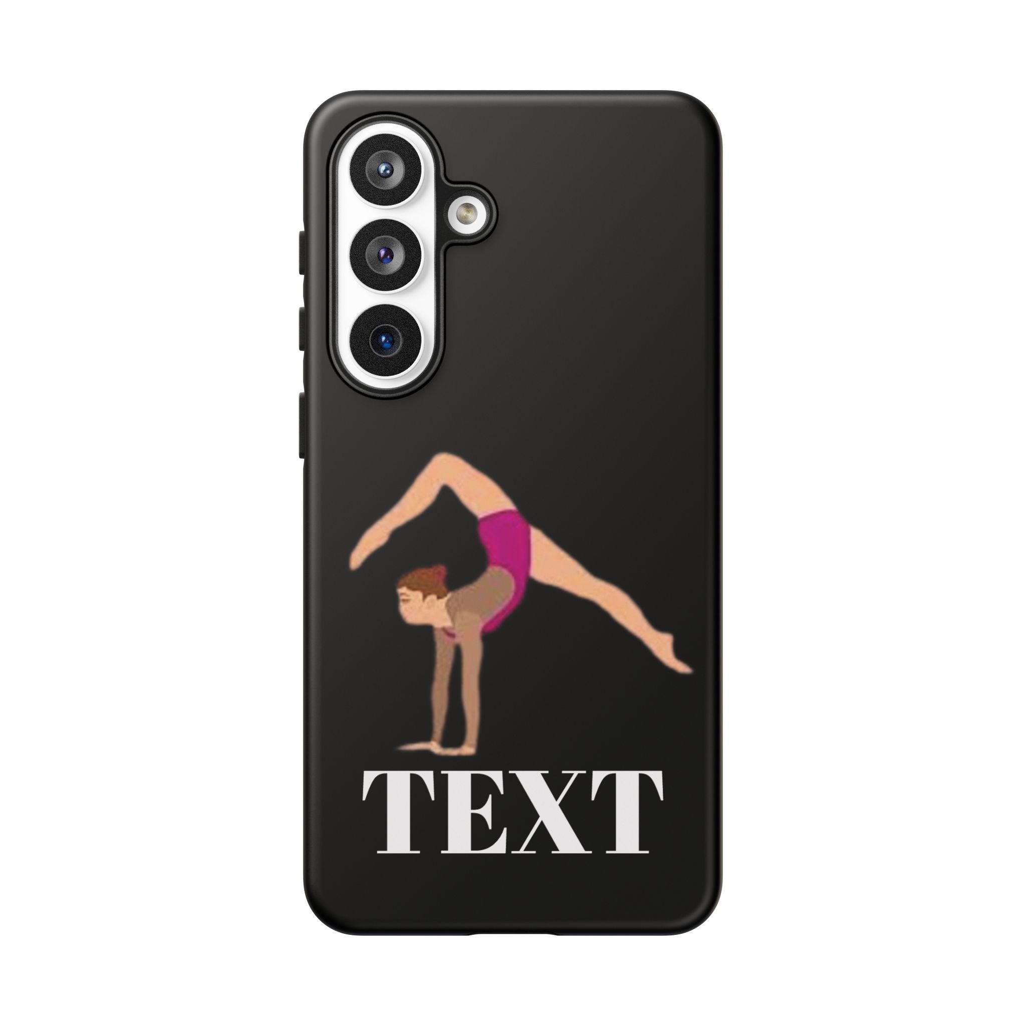 Gymnast Phone Case — Personalized TEXT Design