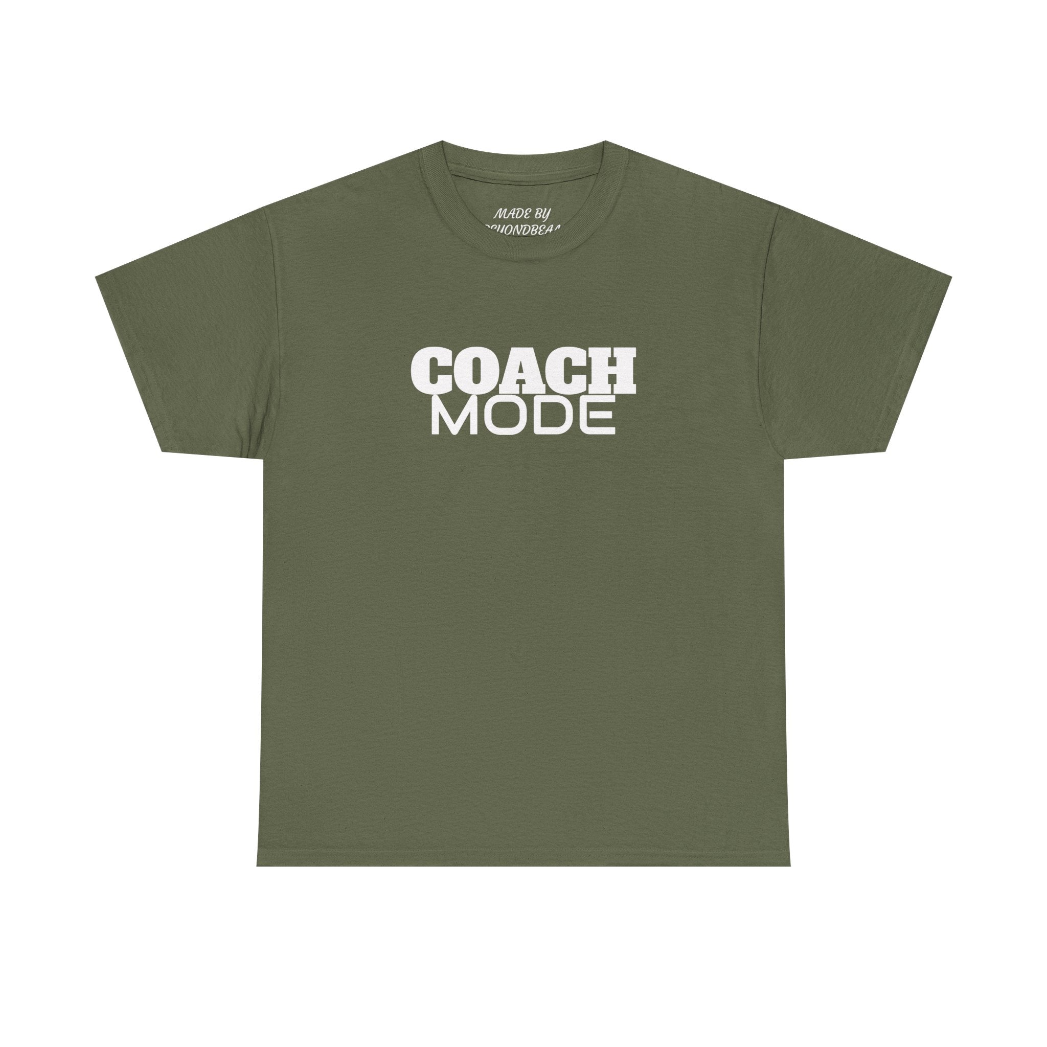 Adults 'Coach Mode' Tee — Classic Cotton T-Shirt